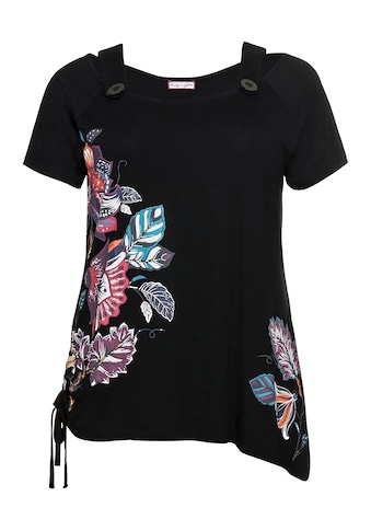 sheego by Joe Browns Zipfelshirt »Longshirt«, mit Trägern, Druck und Zipfelsaum kaufen