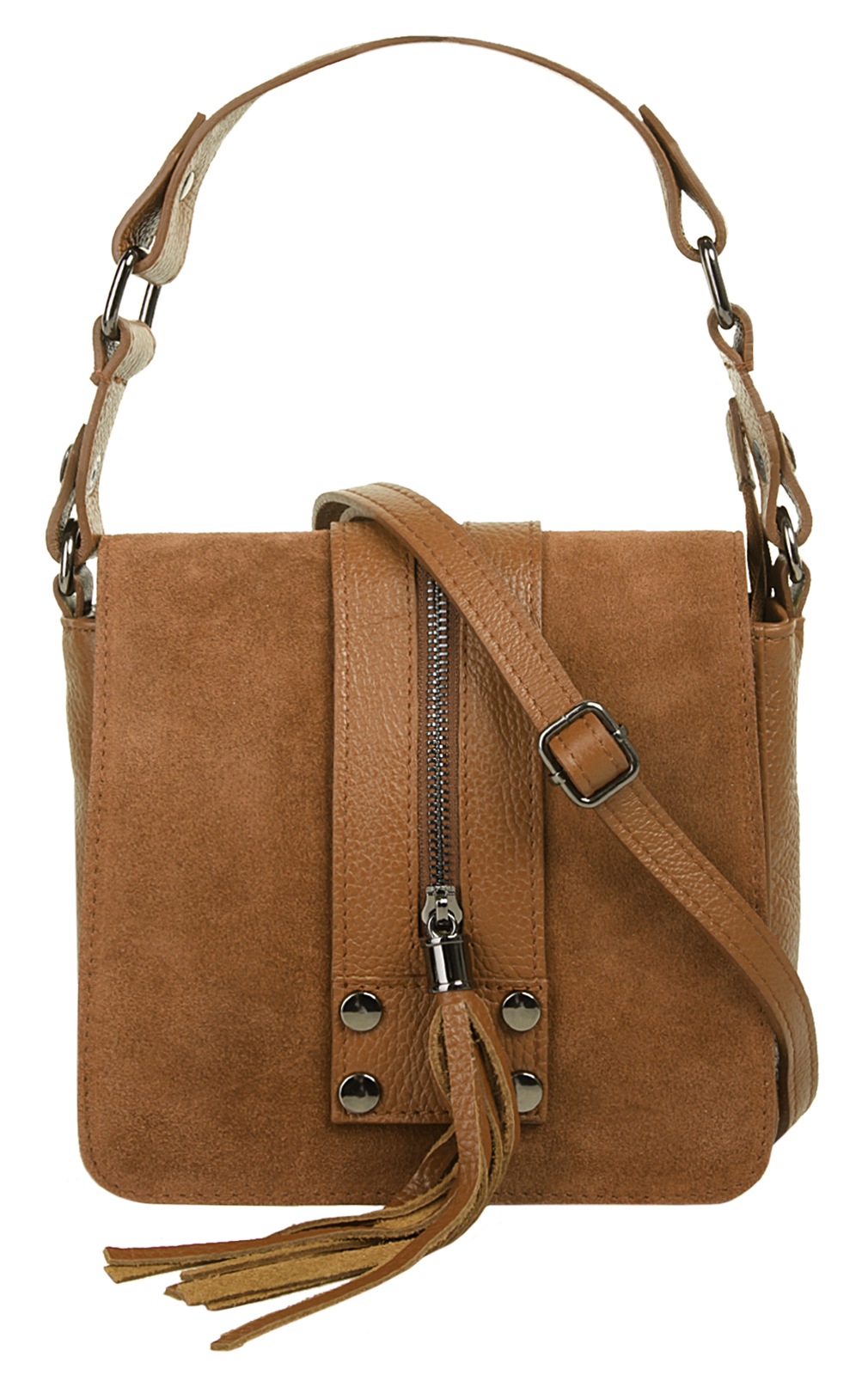 Samantha Look Umhängetasche, echt Leder, Made in Italy kaufen