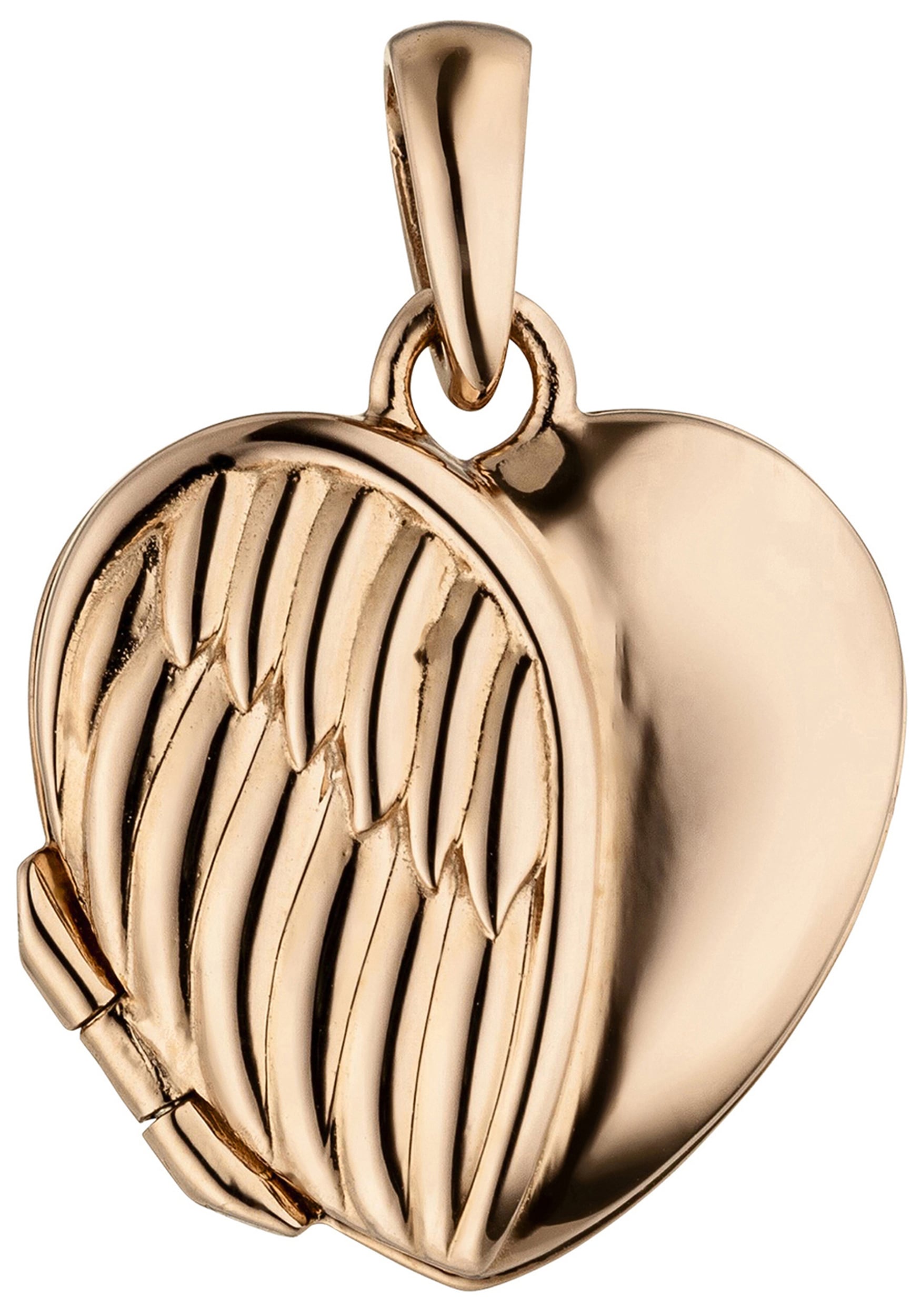 | I\'m Silber »Anhänger für JOBO Medallionanhänger 1 kaufen Medaillon Foto Herz vergoldet 925 Flügel«, walking