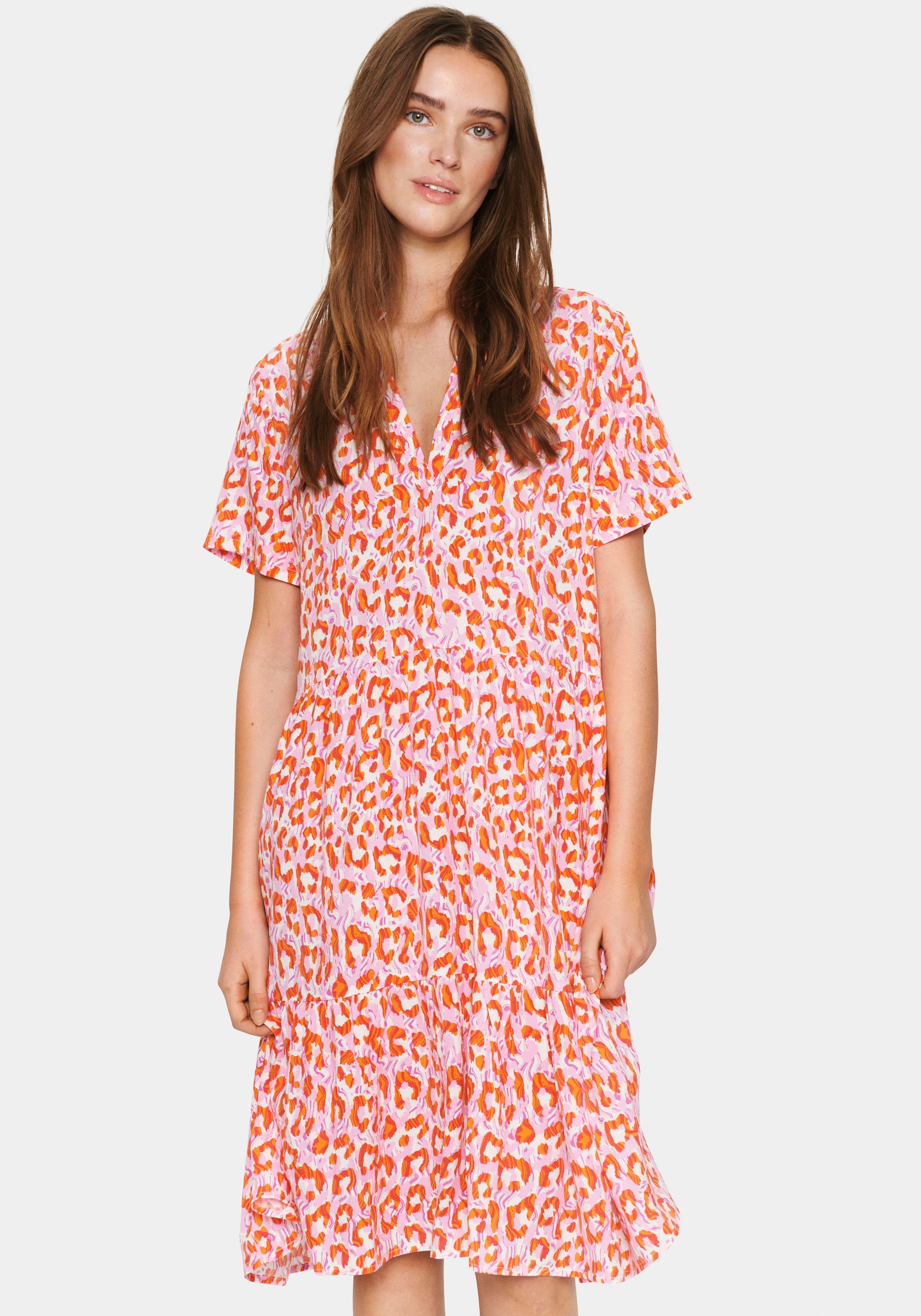 Saint Tropez Tunikakleid »EdaSZ SS Dress«, mit Volant kaufen