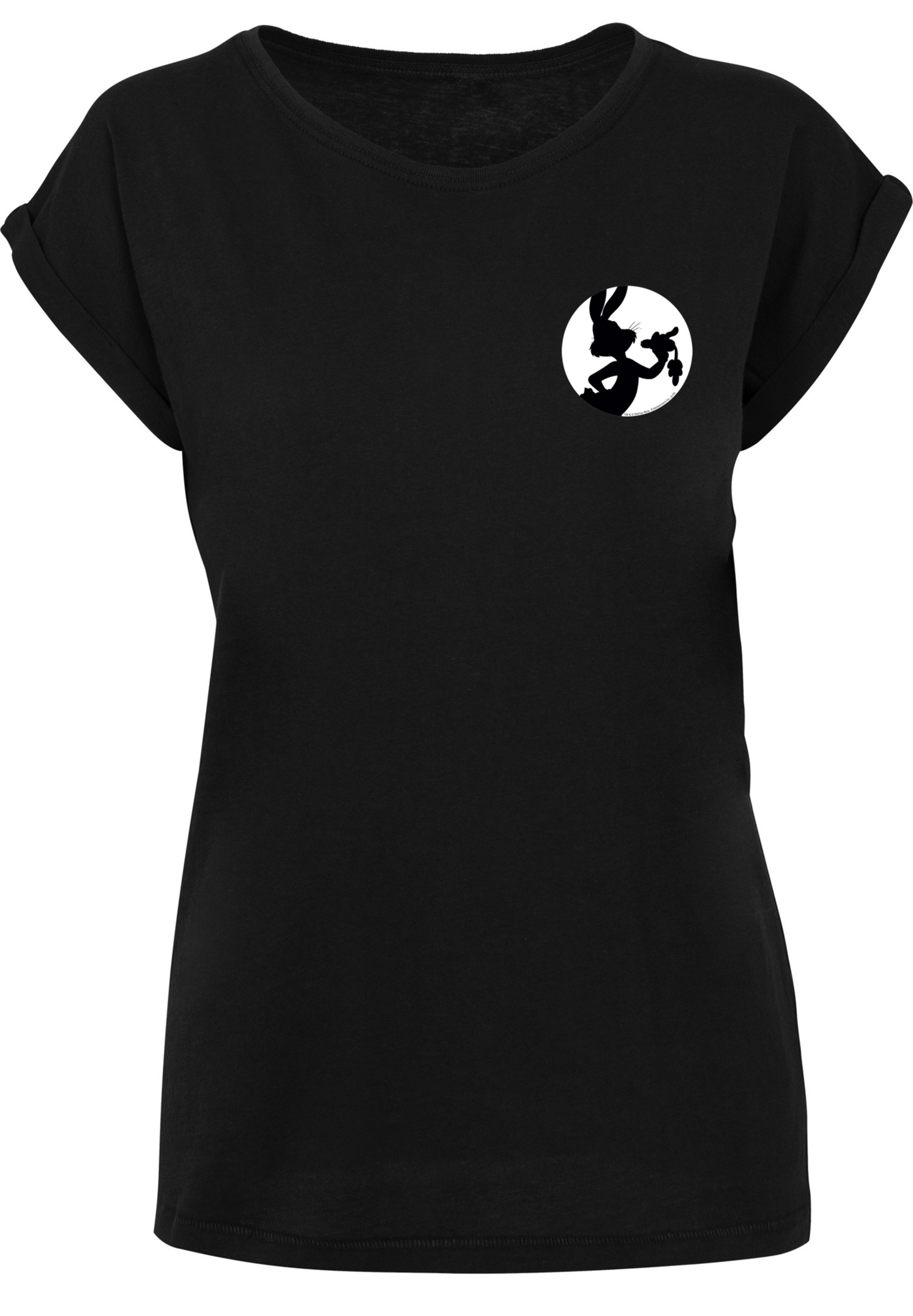 F4NT4STIC T-Shirt »Looney Tunes Bugs Bunny Silhouette Breast Print«, Print  shoppen | T-Shirts