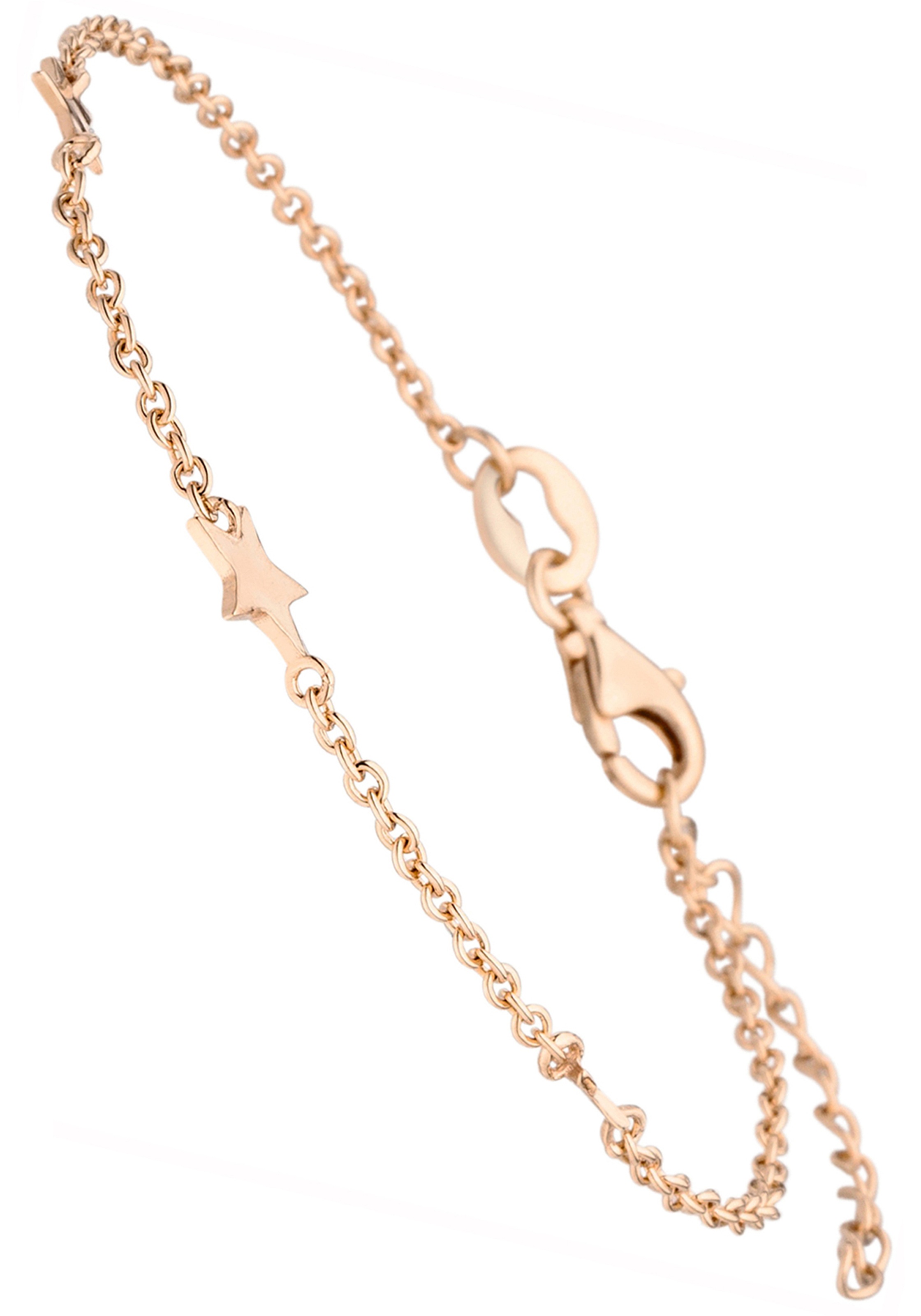 JOBO Armband »Sterne«, 925 Silber roségold vergoldet 19 cm im Onlineshop |  I\'m walking | Edelstahlarmbänder
