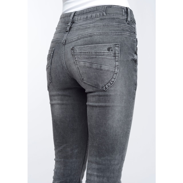 Skinny-fit-Jeans walking I\'m und kaufen mit GANG vorne Passe | »94MORA«, 3-Knopf-Verschluss