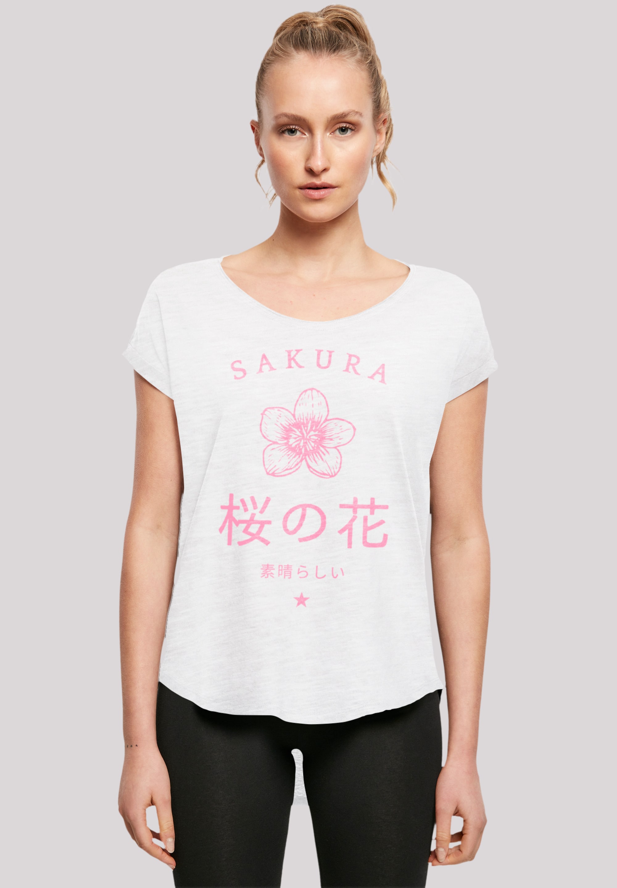 F4NT4STIC T-Shirt »Sakura Flower Print walking bestellen Japan«, | I\'m