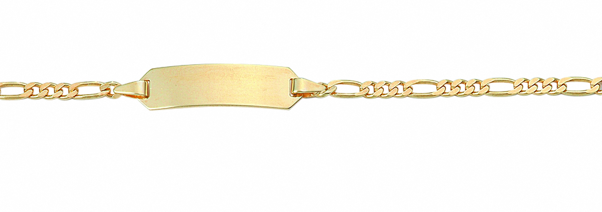 Adelia´s Goldarmband »Damen Goldschmuck Gold I\'m 333 cm«, kaufen 333 Gold online für Armband Damen | Figaro Goldschmuck walking 14 Figarokette