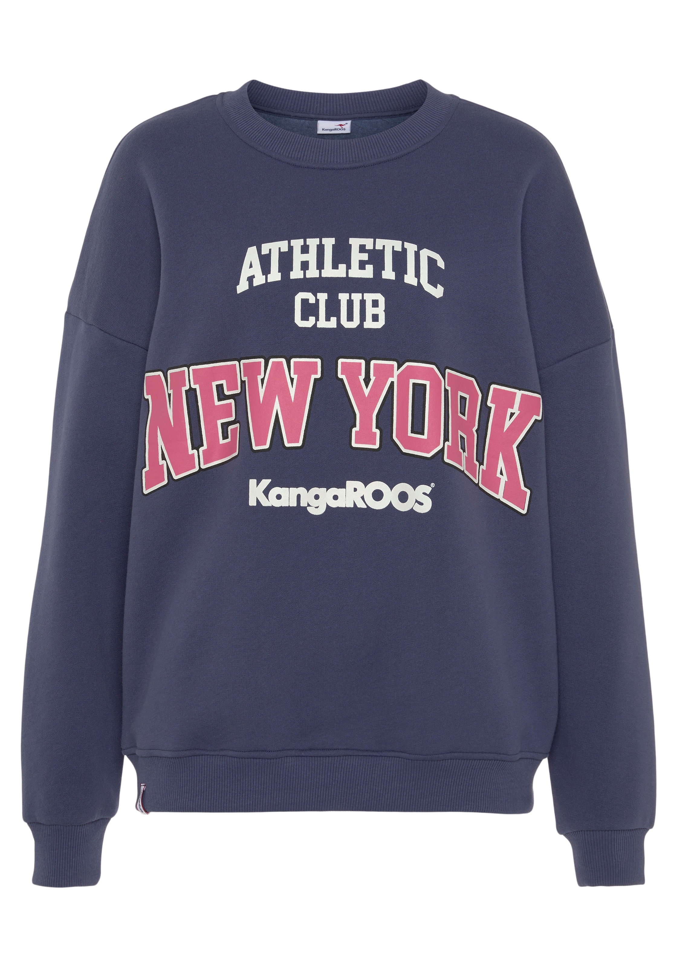 KangaROOS Sweatshirt, mit NEUE online - I\'m kaufen im | College-Style großem KOLLEKTION walking Logodruck