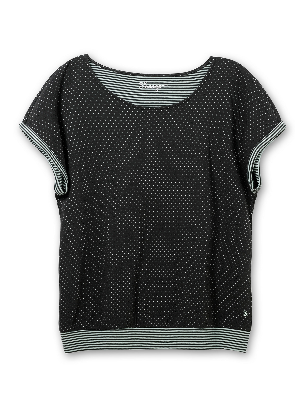 Sheego Baumwolle T-Shirt bestellen Größen«, »Große aus im Mustermix,