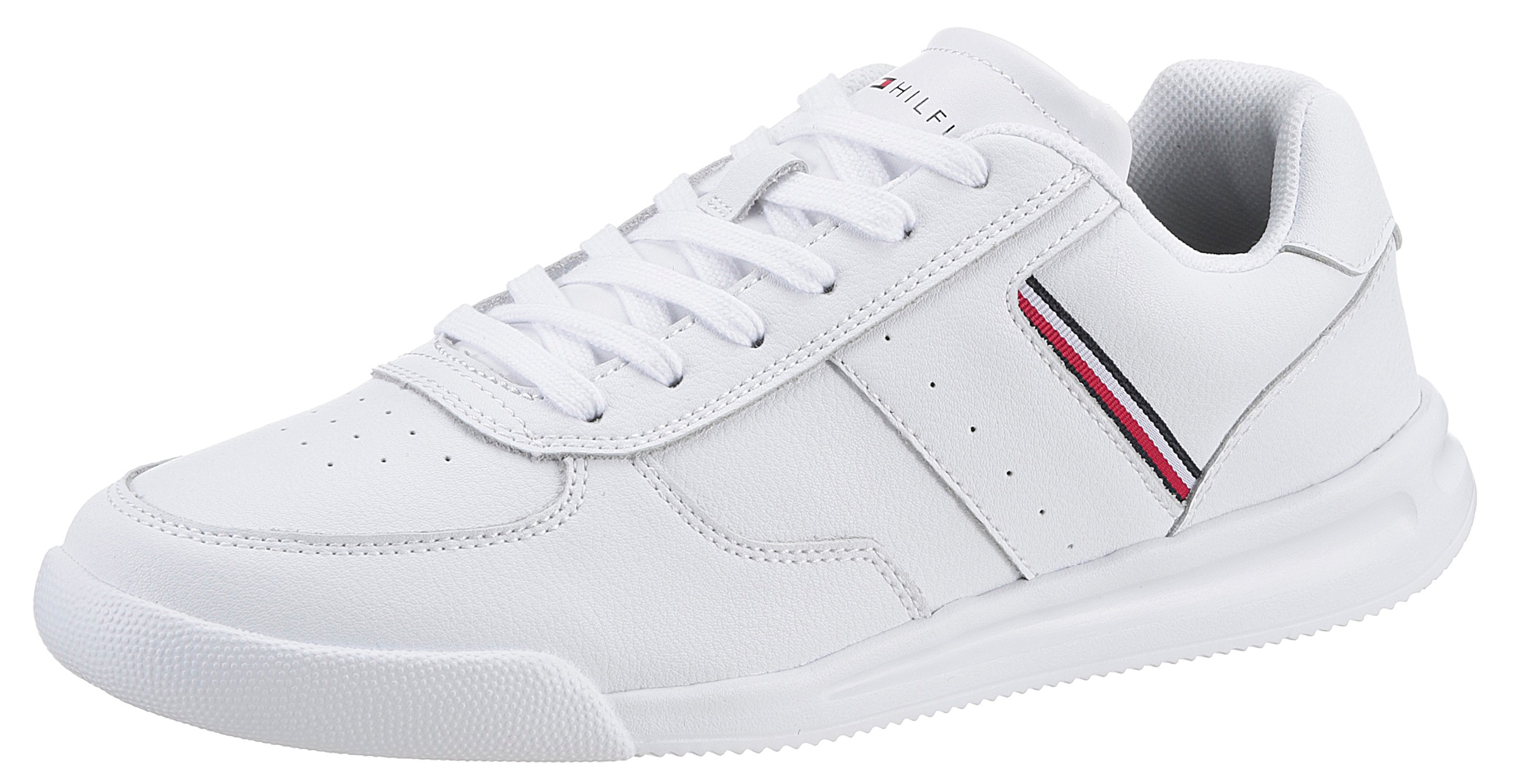 Tommy Hilfiger Sneaker »LIGHTWEIGHT LEATHER DETAIL CUP«, mit seitlichen Streifen kaufen