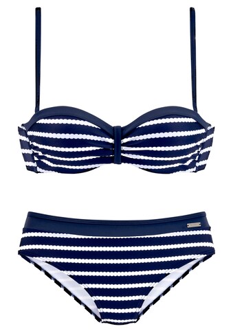 LASCANA Bügel-Bandeau-Bikini, mit Trägervarianten kaufen