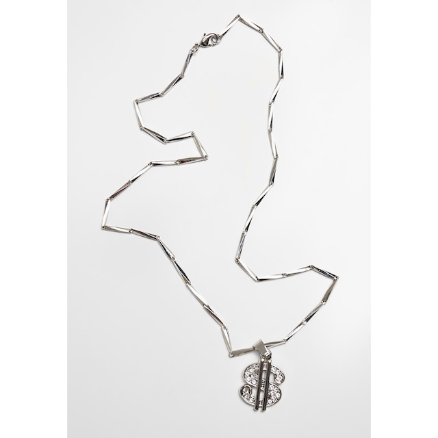 URBAN CLASSICS Edelstahlkette »Accessoires Small Dollar Necklace« bestellen  | I\'m walking