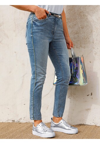 MIAMODA 7/8-Jeans, mit neonfarbener Paspel kaufen