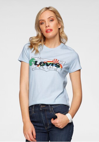 Levi's® T-Shirt, mit Logo-Print in Natur-Optik kaufen