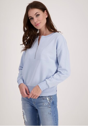 Monari Sweatshirt, mit Reißverschluss am Ausschnitt kaufen