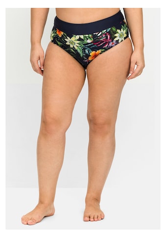 sheego by Joe Browns Bikini-Hose »Bikinihose«, mit Blumendruck und Shaping-Einsatz kaufen