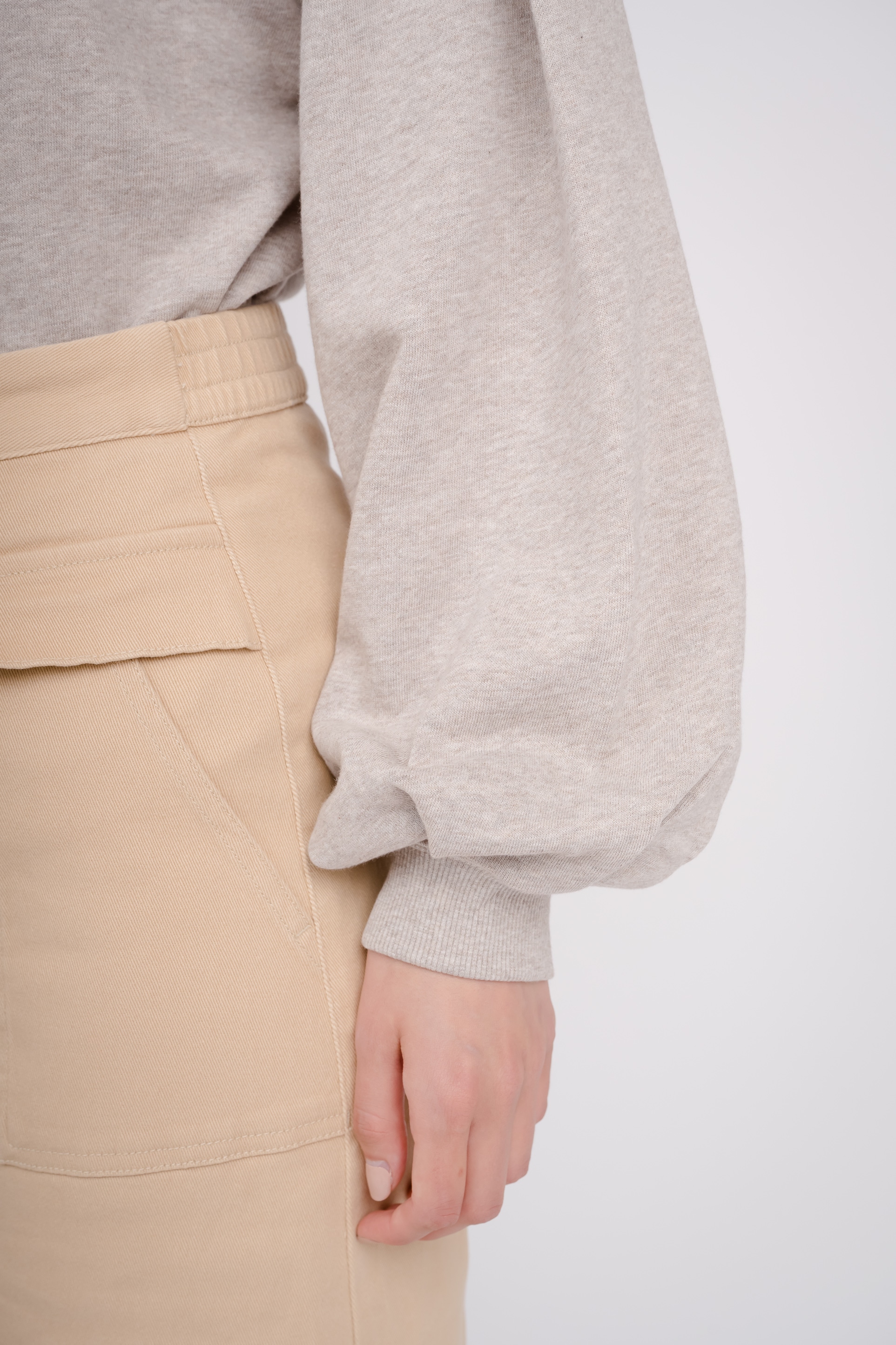 GIORDANO Langarmshirt, mit I\'m kaufen Ärmelbündchen | online elastischen walking