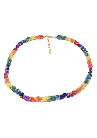 Firetti Perlenkette »Perlen«, Made in Germany - mit Perlmutt in Regenbogenfarben kaufen