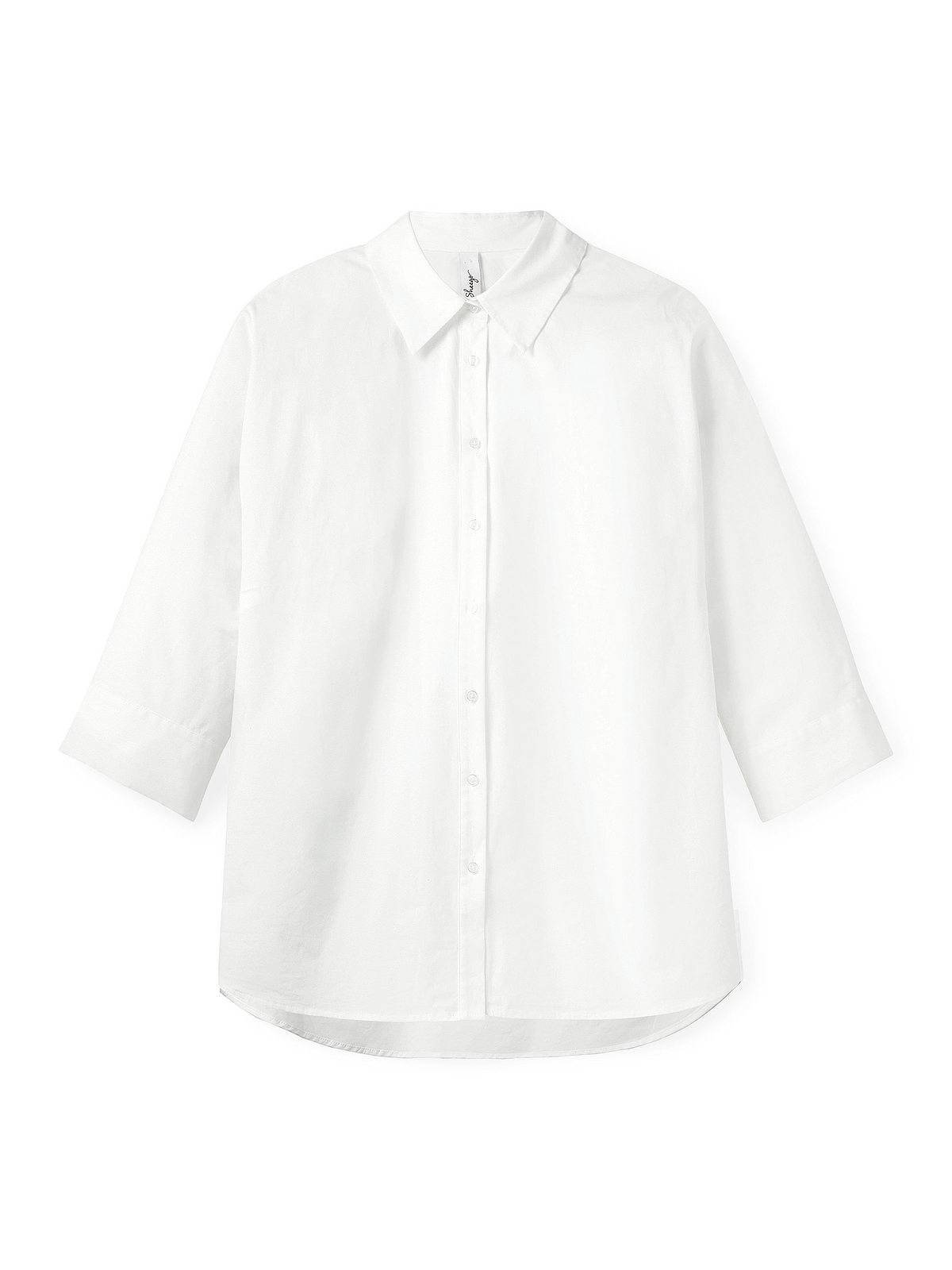 mit Hemdbluse Popeline-Qualität Sheego kaufen 3/4-Arm, walking Größen«, I\'m in | »Große