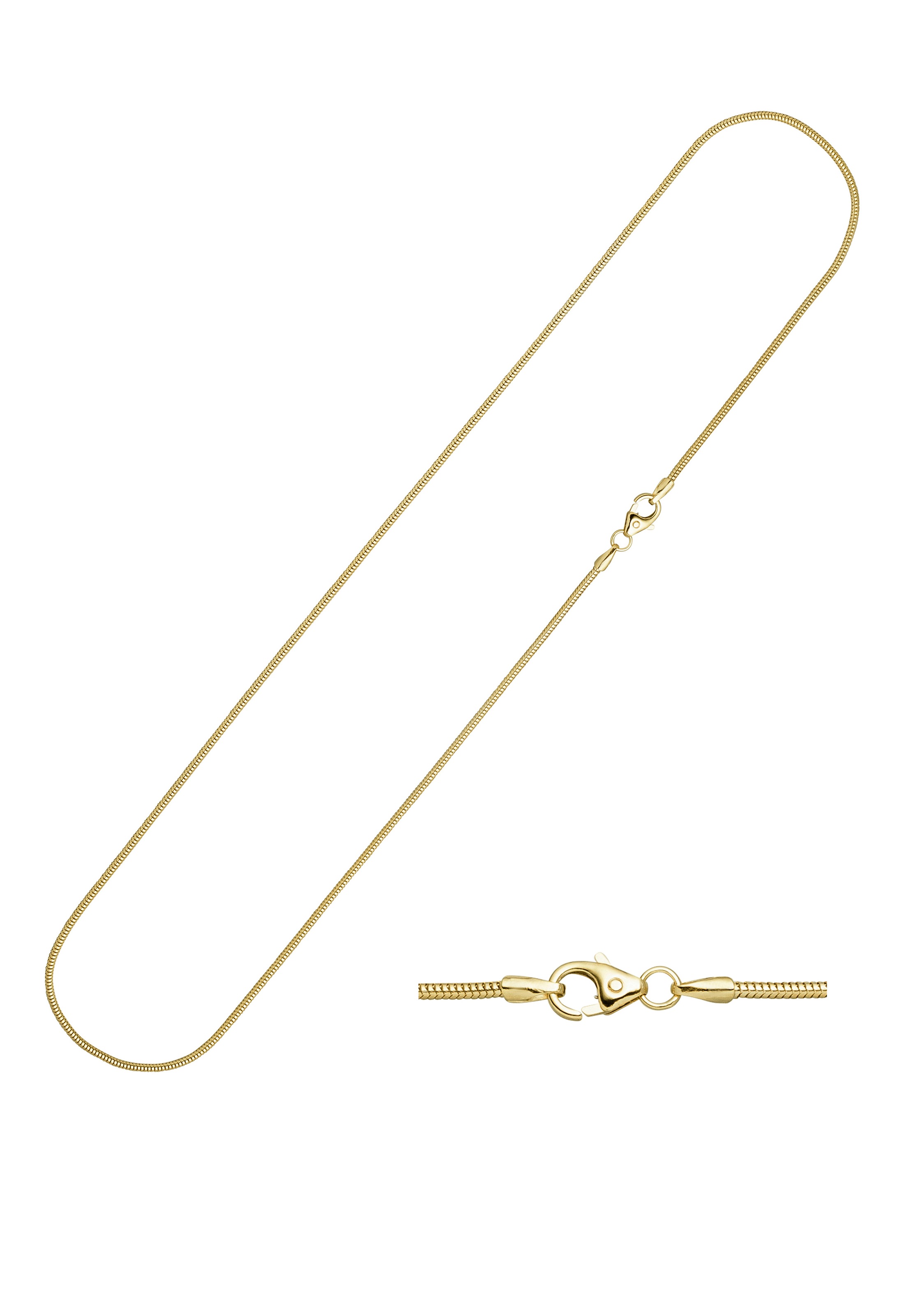 JOBO Goldkette Schlangen-Kette 333 Gold 45 cm 1 6 mm