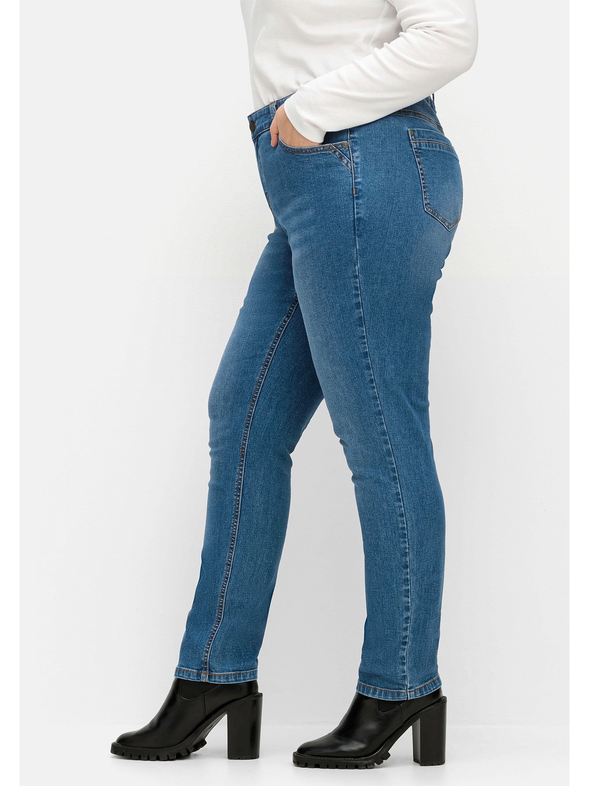 Sheego Stretch-Jeans »Große Größen«, im Five-Pocket-Stil kaufen | I\'m  walking