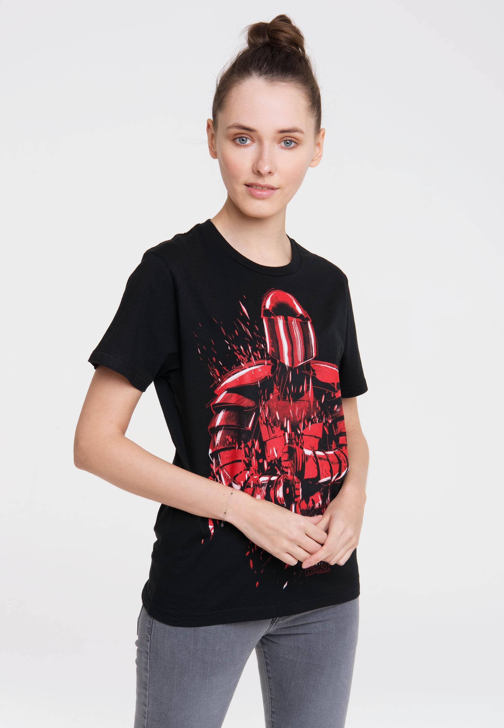 LOGOSHIRT T-Shirt »Star | walking Wars«, Originaldesign online I\'m mit lizenziertem