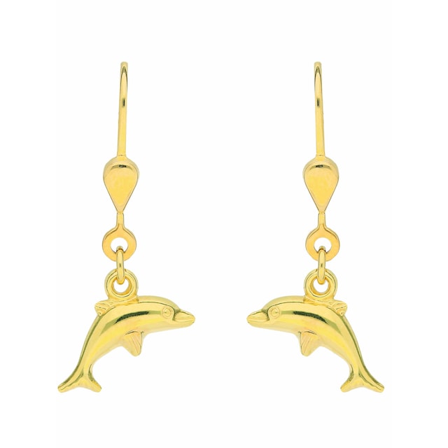 Adelia´s Paar Ohrhänger »333 Gold Ohrringe Ohrhänger Delphin«, Goldschmuck  für Damen im Onlineshop | I\'m walking