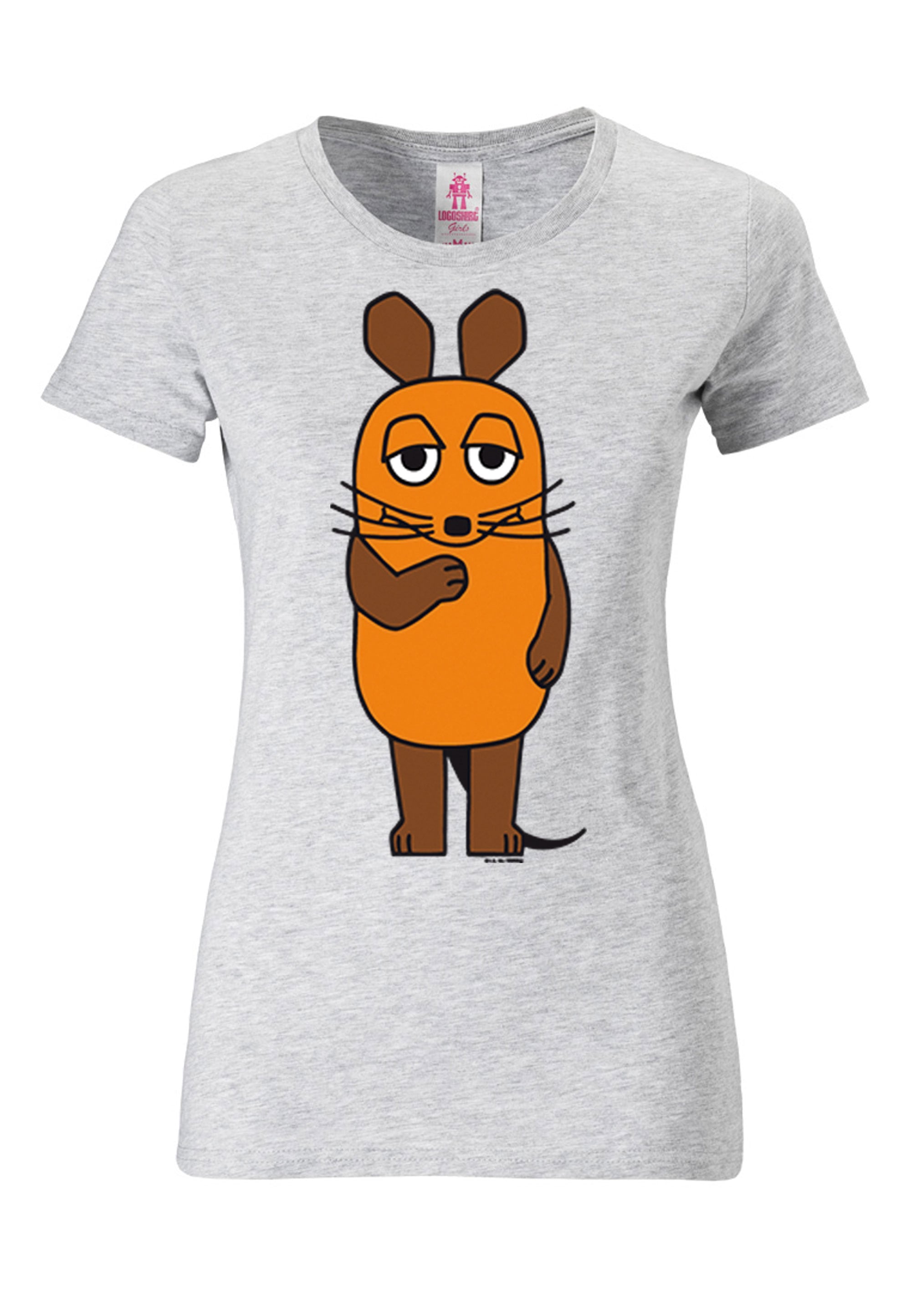mit I\'m der »Sendung Maus«, walking Maus-Print mit coolem T-Shirt LOGOSHIRT |