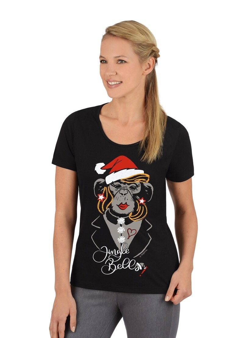 Trigema T-Shirt mit »TRIGEMA online T-Shirt Weihnachts-Motiv«