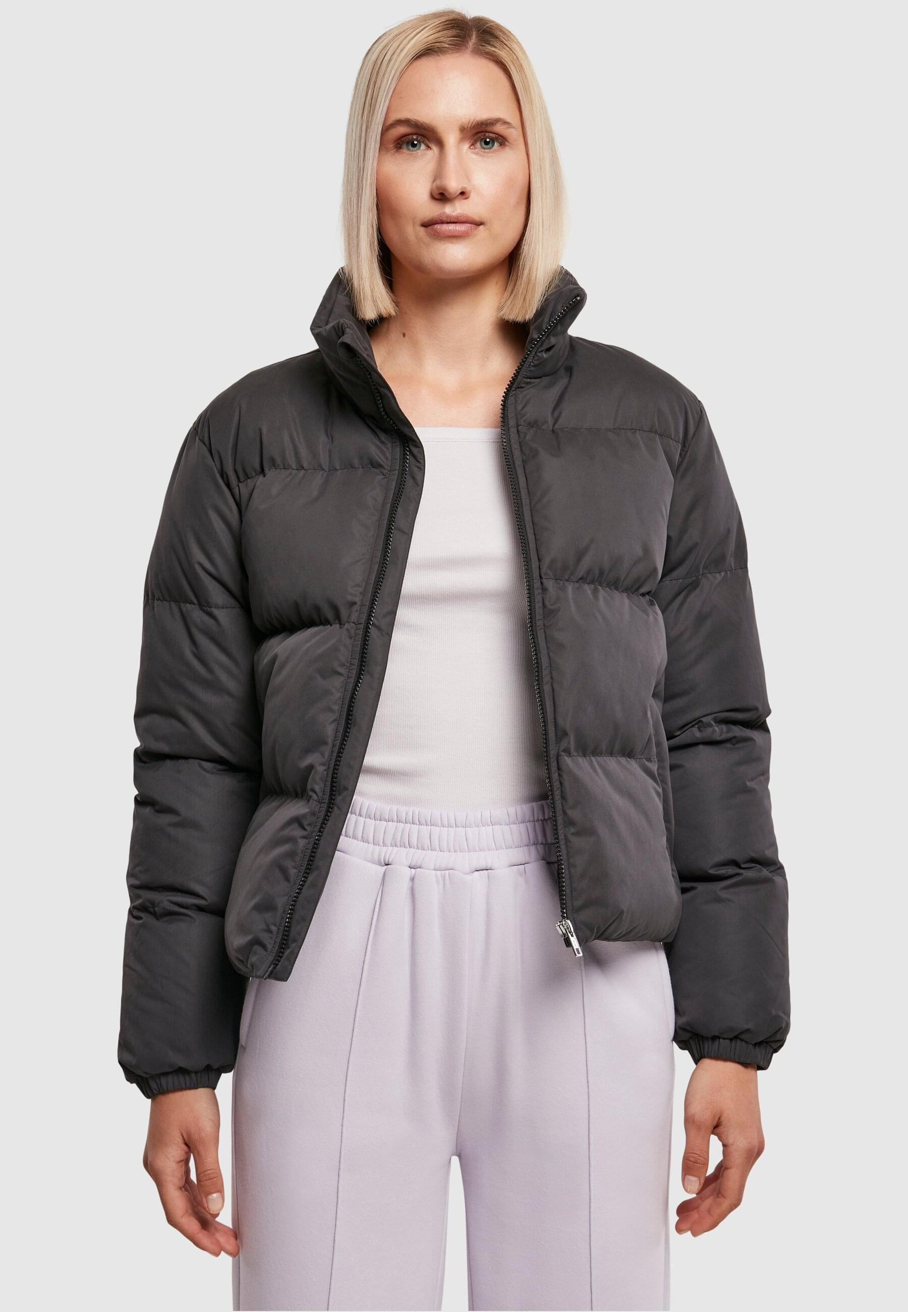 URBAN CLASSICS Winterjacke »Damen Ladies Short Peached Puffer Jacket«, (1 St.)  online kaufen | I\'m walking