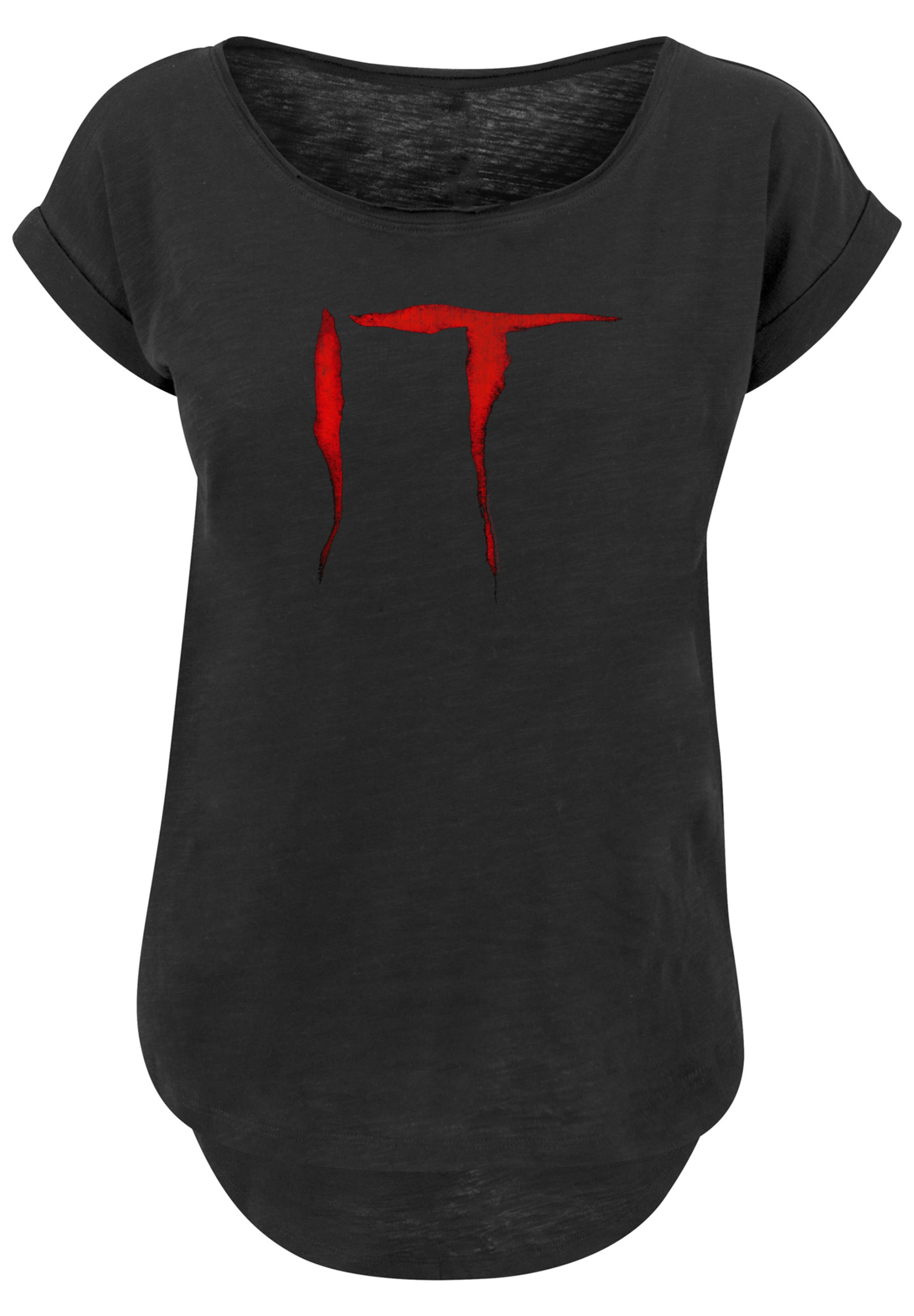 F4NT4STIC T-Shirt »Long Cut T-Shirt IT Film ES Stephen King Distressed Logo«,  Print online | I\'m walking