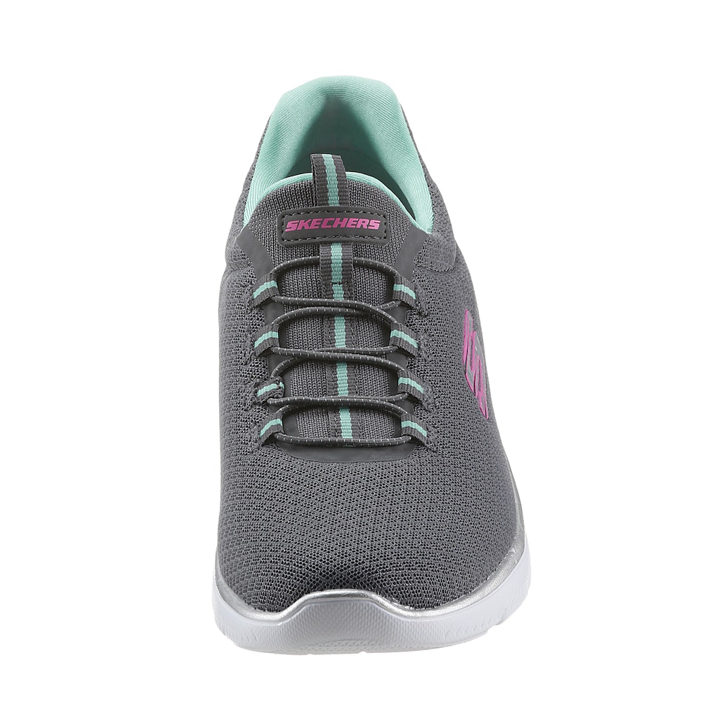 Skechers Slip-On Sneaker »SUMMITS«, mit dezenten Kontrast-Details