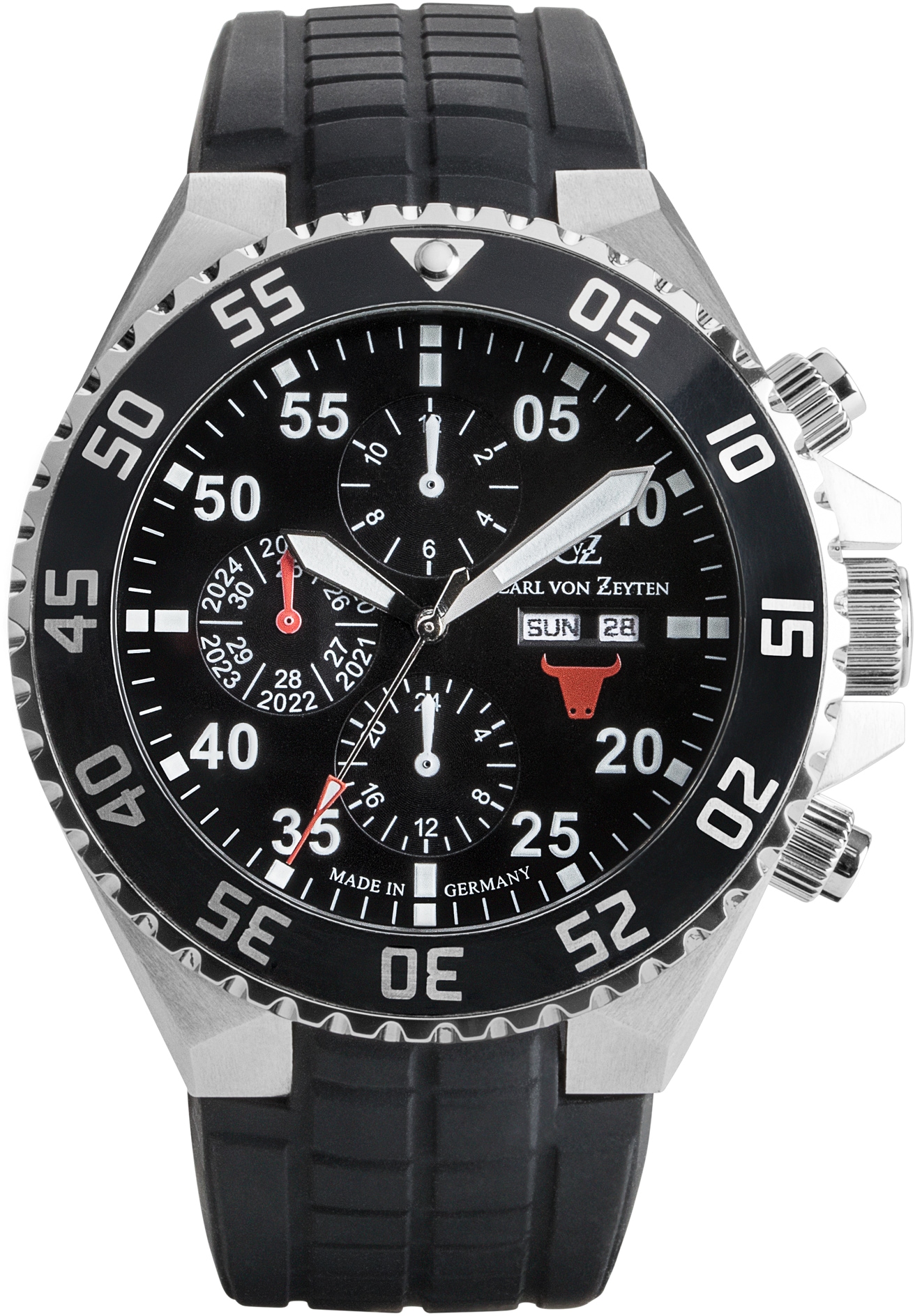 Carl von Zeyten Multifunktionsuhr »Belchen, CVZ0067BK« kaufen