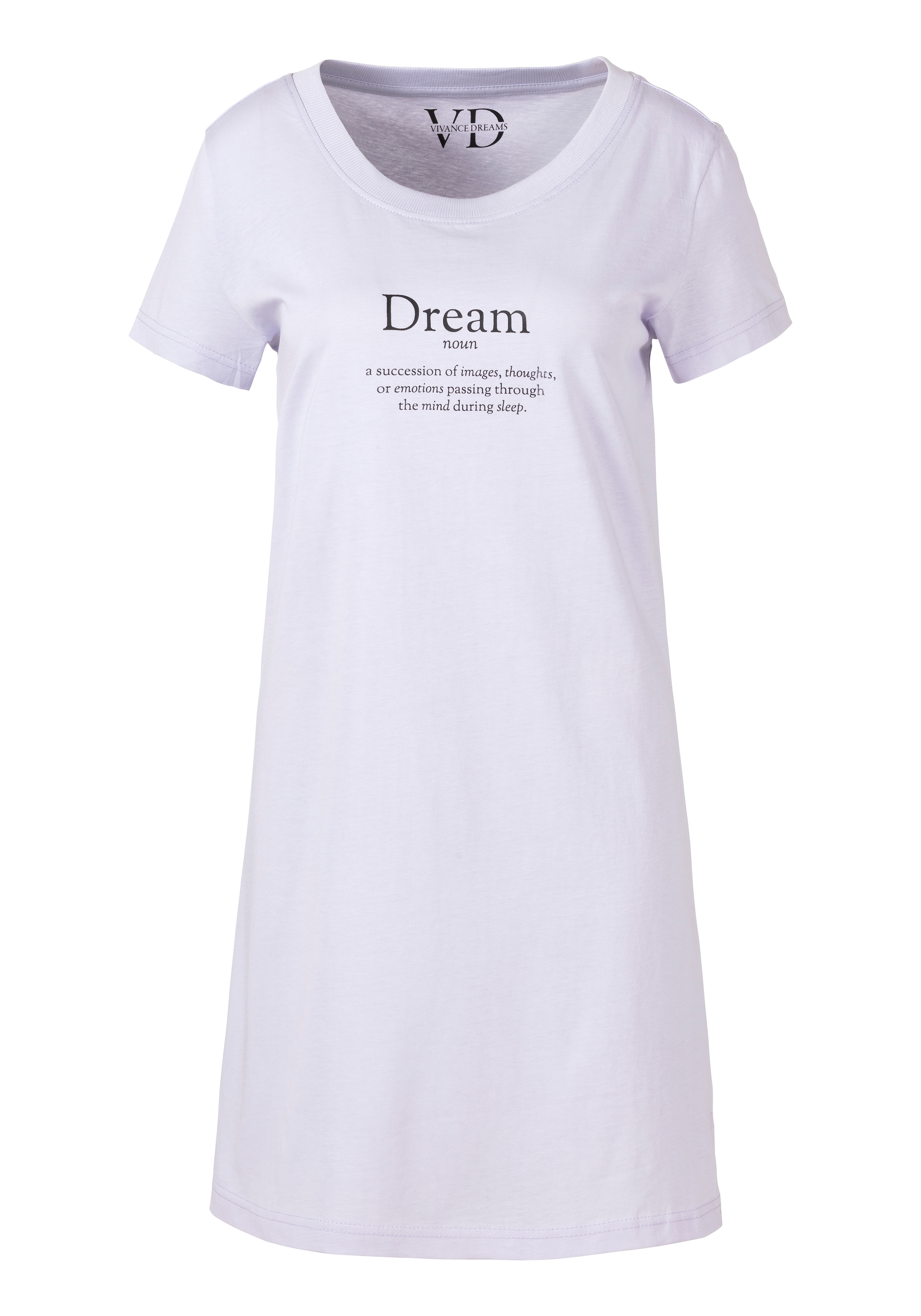 Vivance Dreams Nachthemd, mit Statementdruck & Wäsche auf Rechnung bestellen | Negligés