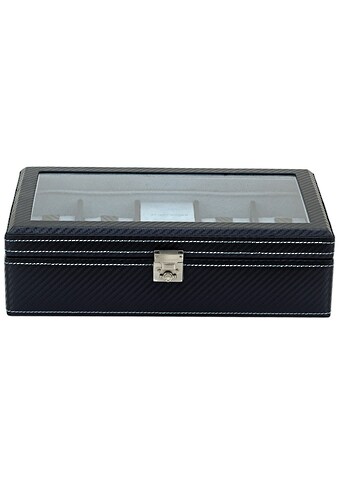 Friedrich23 Uhrenbox »Carbon, 32059-5«, (10 St.), Glasdeckel, LED-Spots kaufen