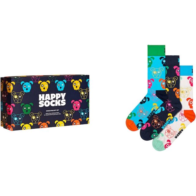 Happy Socks Socken »3-Pack Mixed Dog Socks Gift Set«, (Packung), Hunde-Motiv  kaufen | I'm walking
