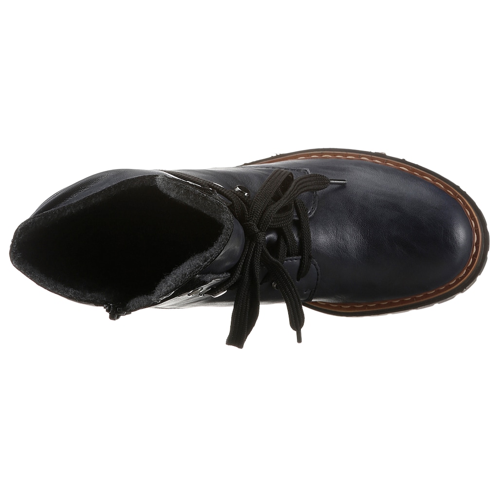 Rieker Schnürboots, mit lässiger Schnürung