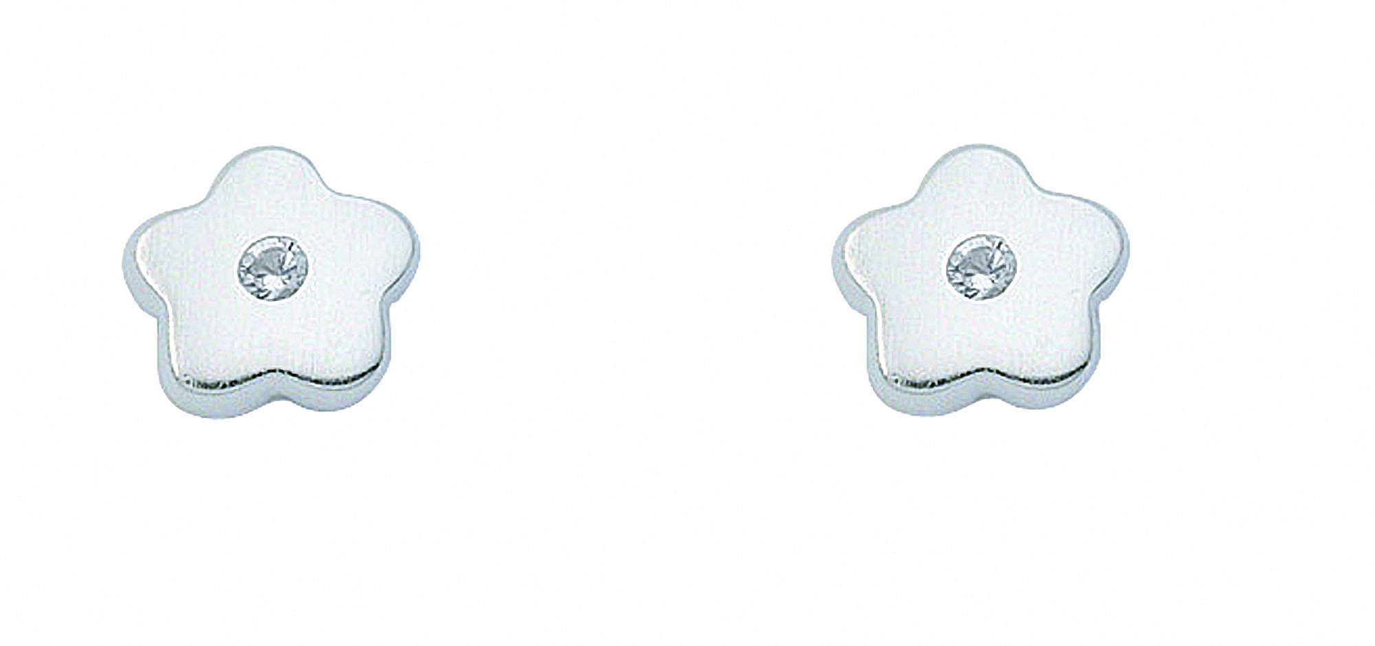 Adelia´s Paar Ohrhänger Silberschmuck »1 / mit mit Silber walking Ohrringe Paar I\'m 925 Damen bestellen Blüte für | Zirkonia«, Zirkonia Ohrstecker