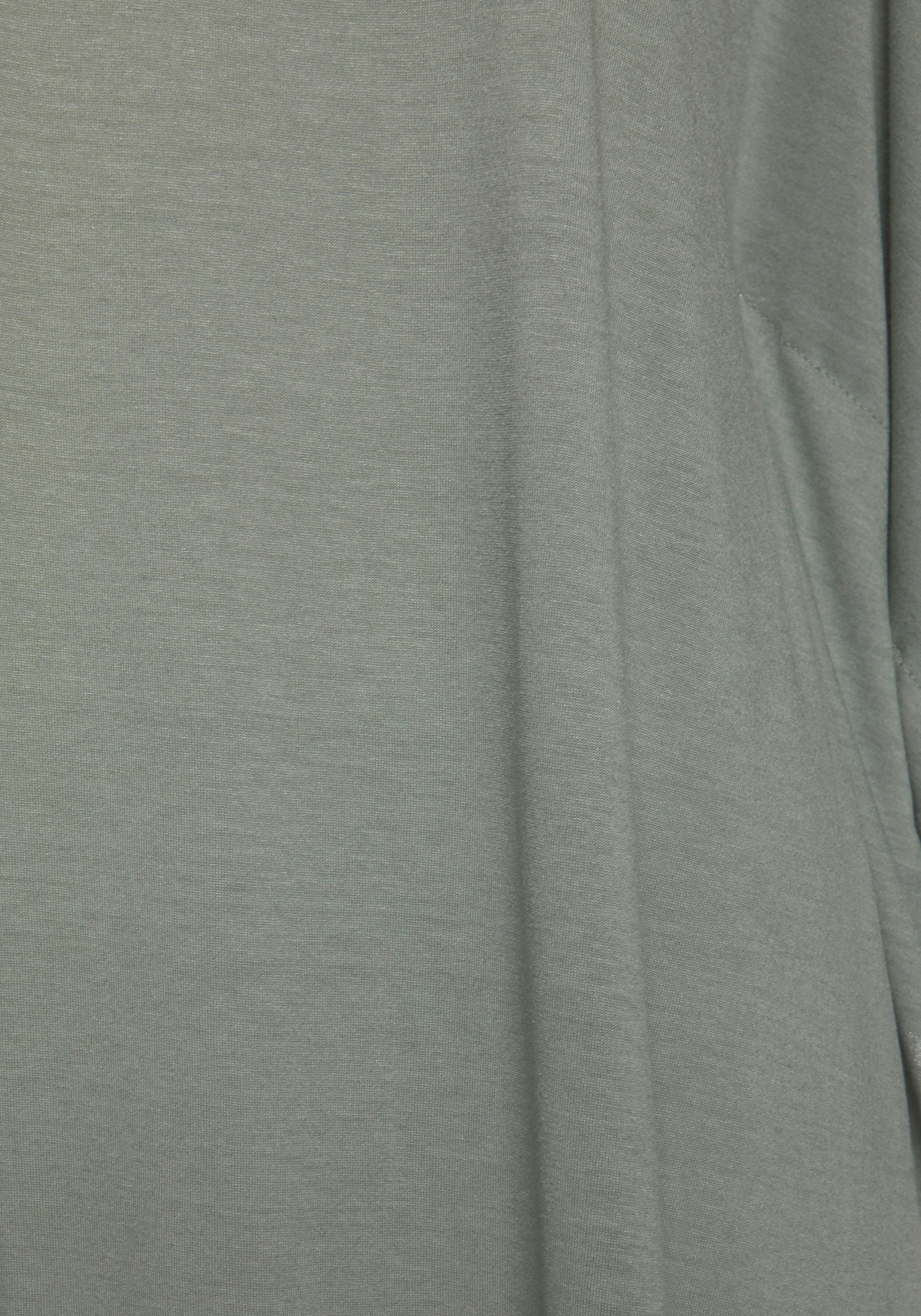 LASCANA Strandshirt, schulterfrei oberen Rücken, im Longshirt, Zierband bestellen 3/4-Ärmel, mit