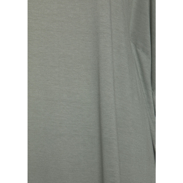 LASCANA Strandshirt, mit Zierband im oberen Rücken, Longshirt, 3/4-Ärmel,  schulterfrei bestellen
