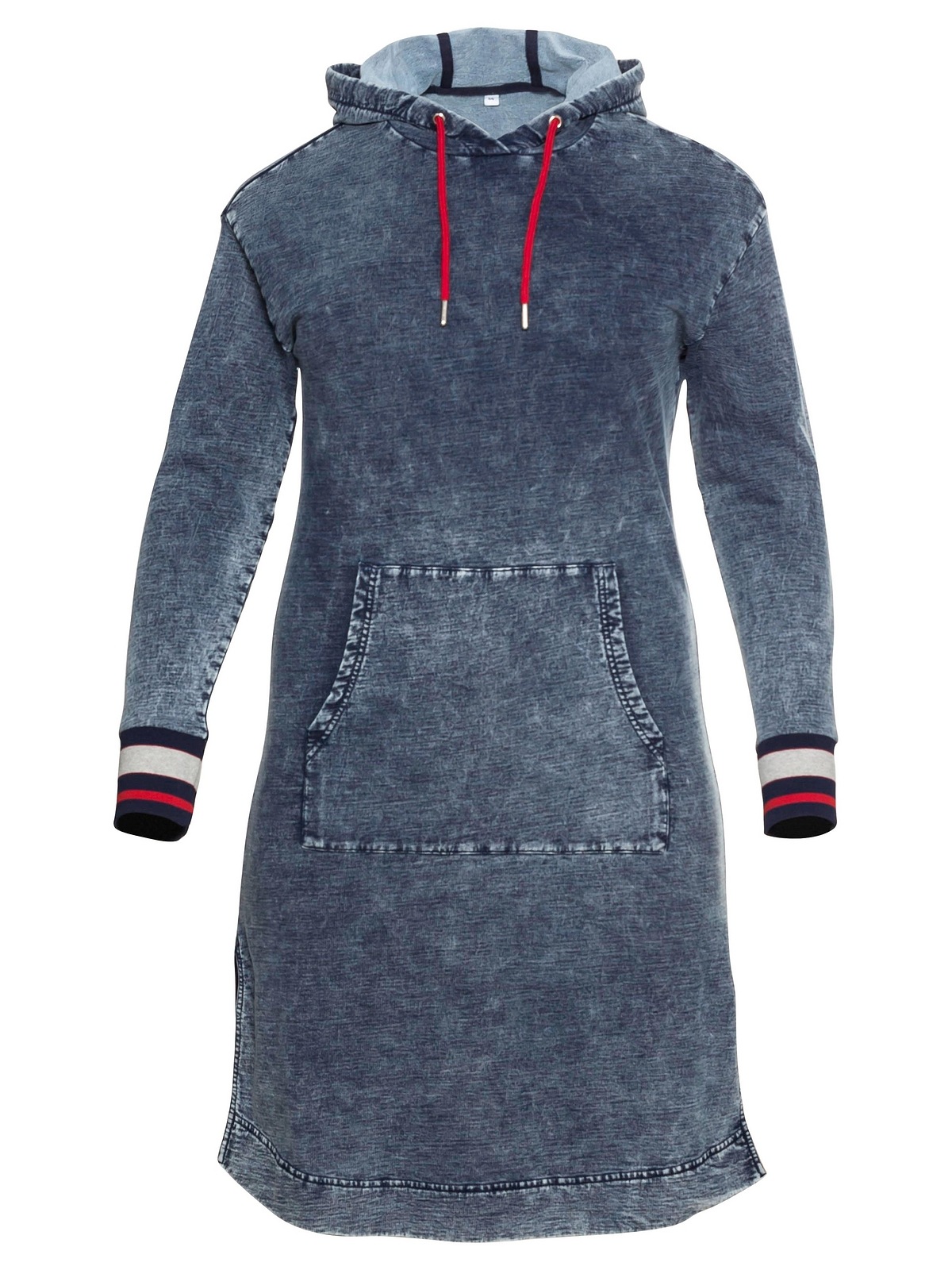 Sheego Sweatkleid »Sweatkleid«, in Moonwashed-Denim-Optik kaufen