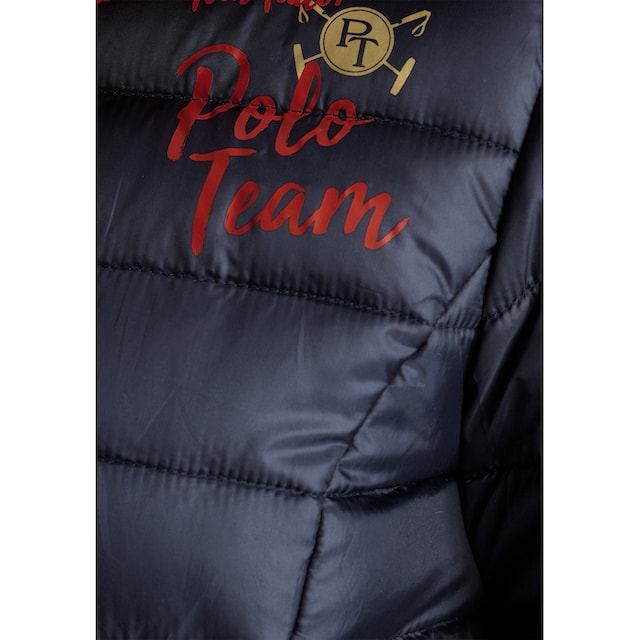 TOM TAILOR Polo Team Steppjacke, (Set, 2 St., mit Schal), mit Kapuze, mit großen  Logodruck auf dem Rücken bestellen
