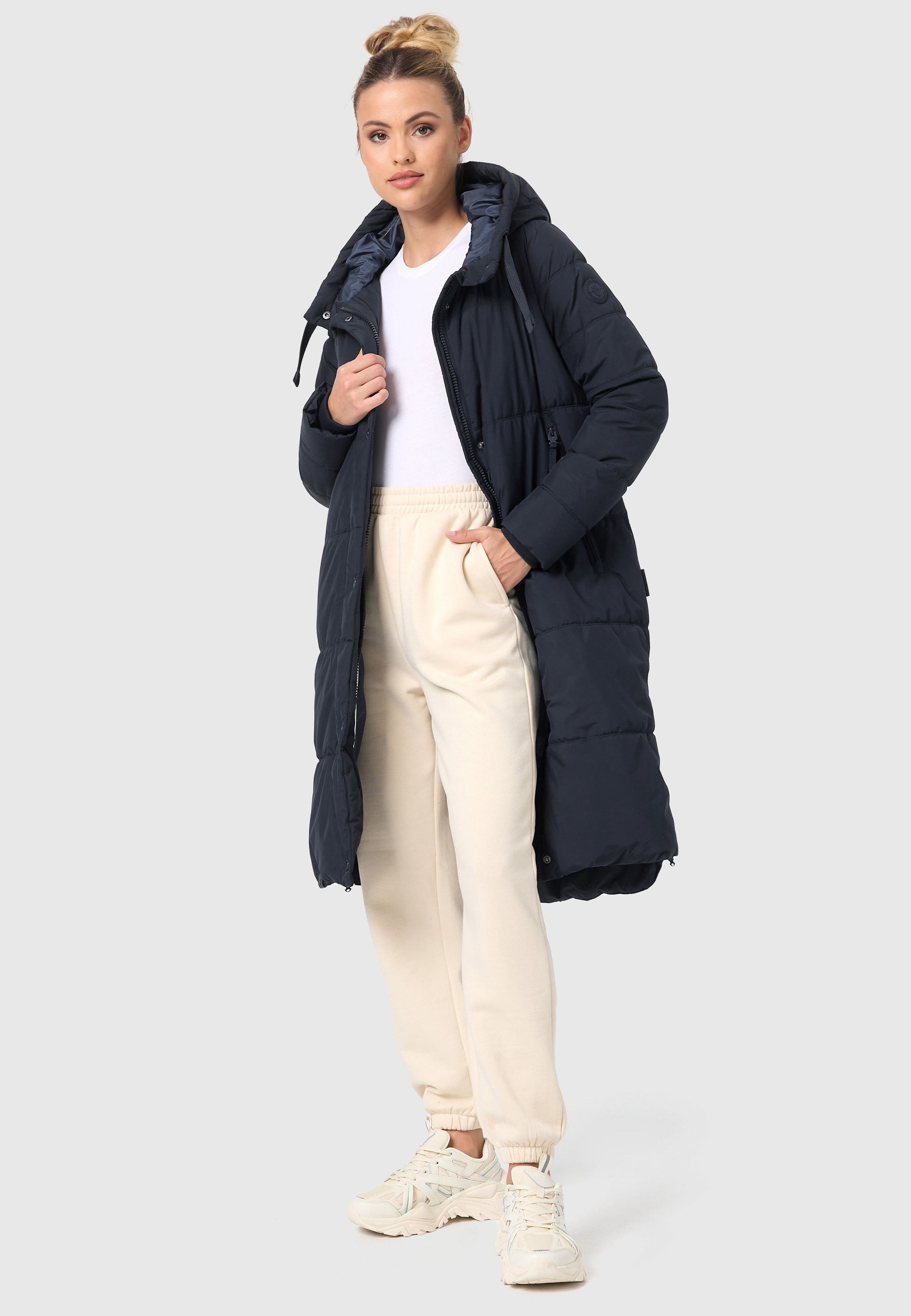 Winter »Soranaa«, Marikoo bestellen Winterjacke Kapuze langer mit Mantel