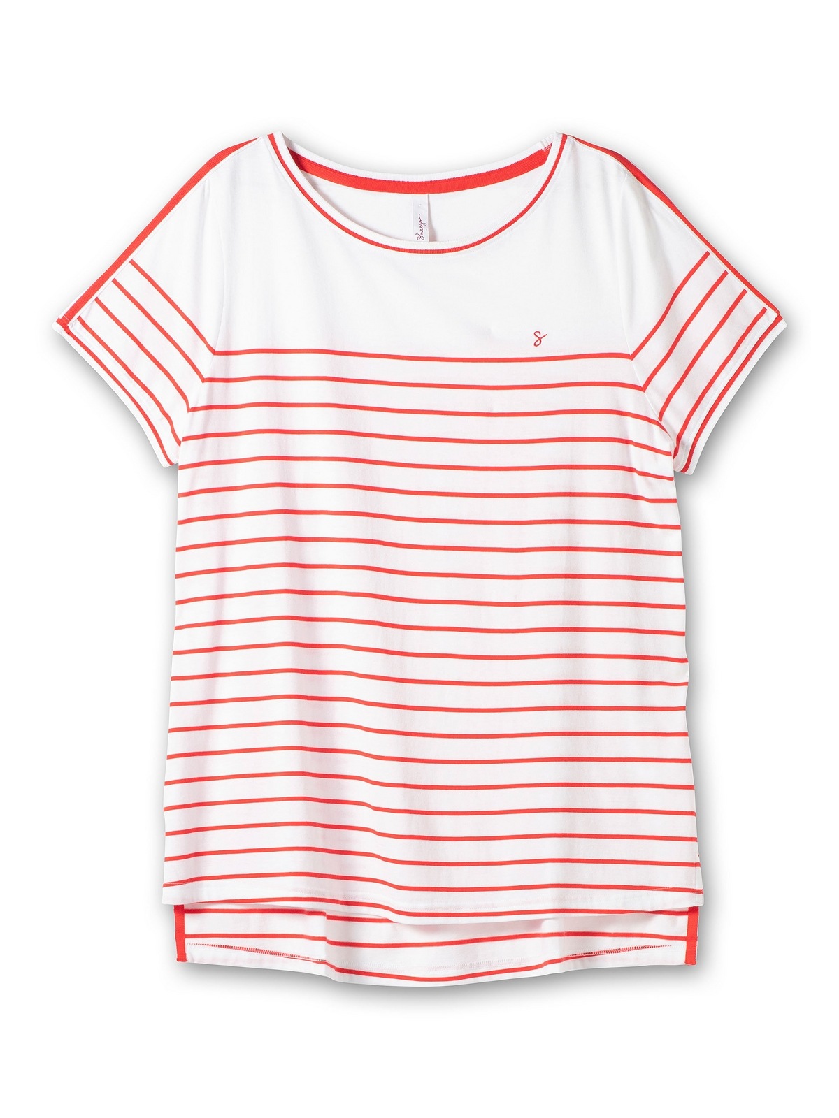 Sheego T-Shirt »Große shoppen Größen«, I\'m | Zierband Schulter auf walking mit der