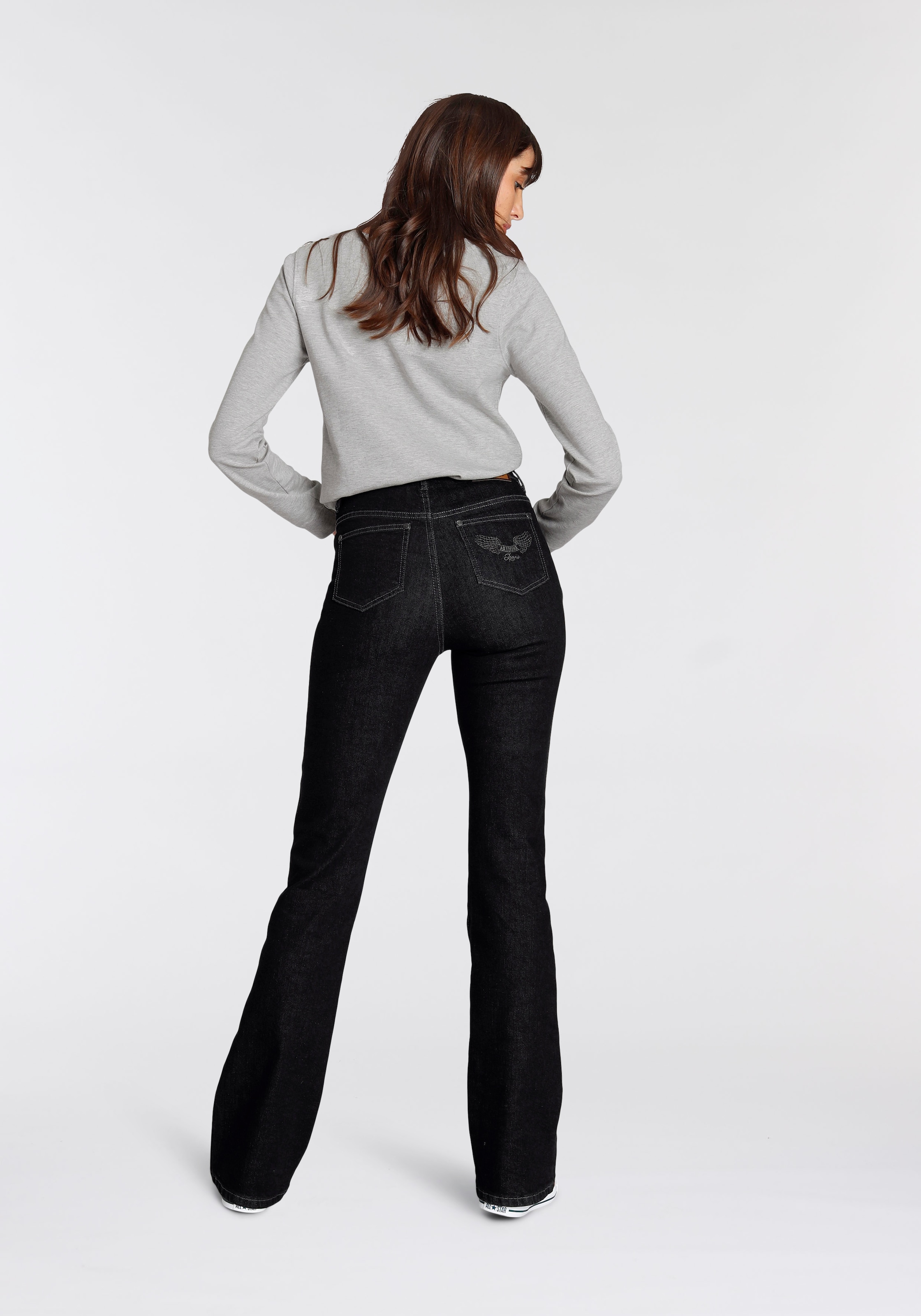 »Comfort-Fit«, | I\'m Bootcut-Jeans Waist Arizona High bestellen walking