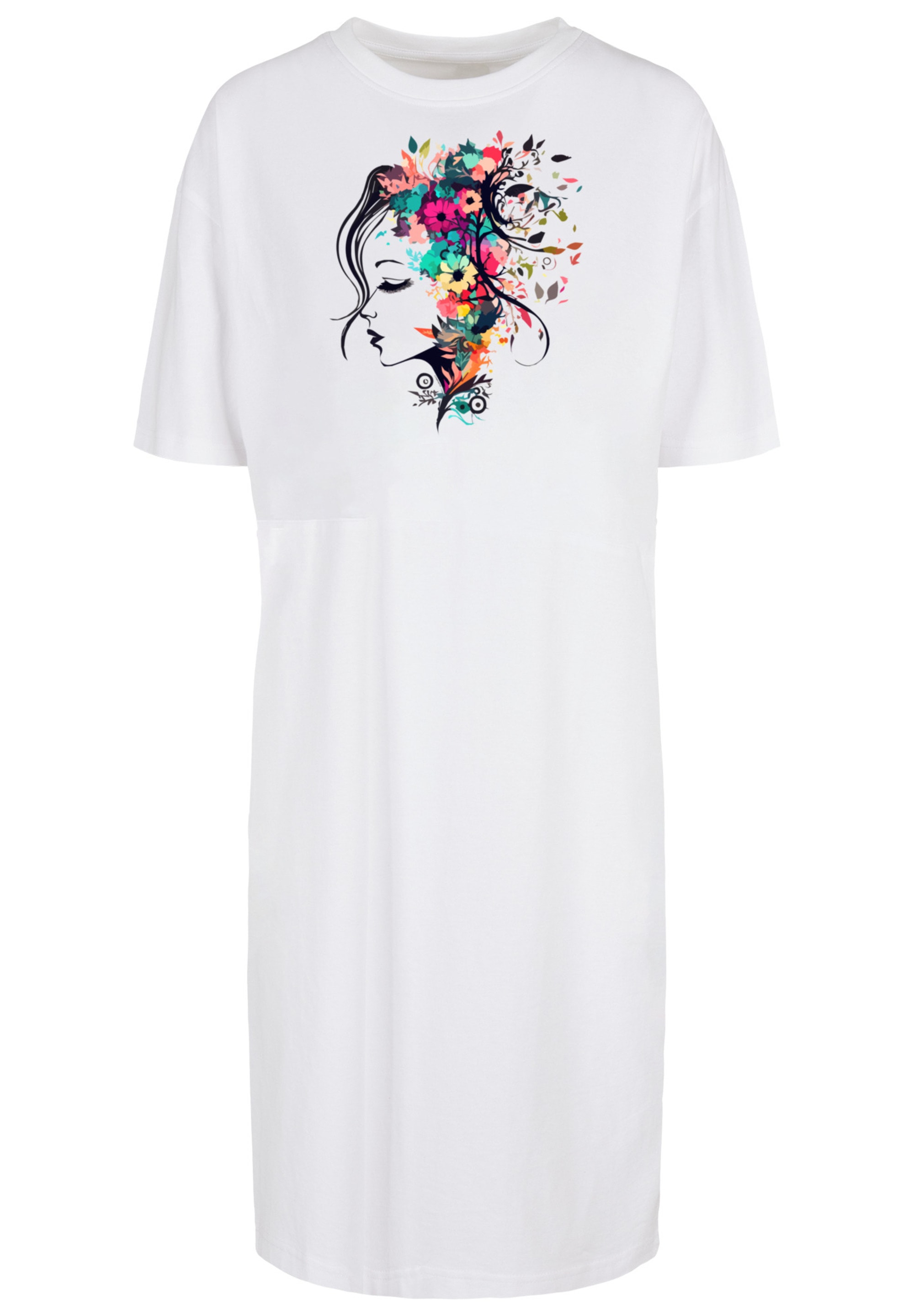 bestellen F4NT4STIC Shirtkleid Print Bunt«, »Blumen Silhouette
