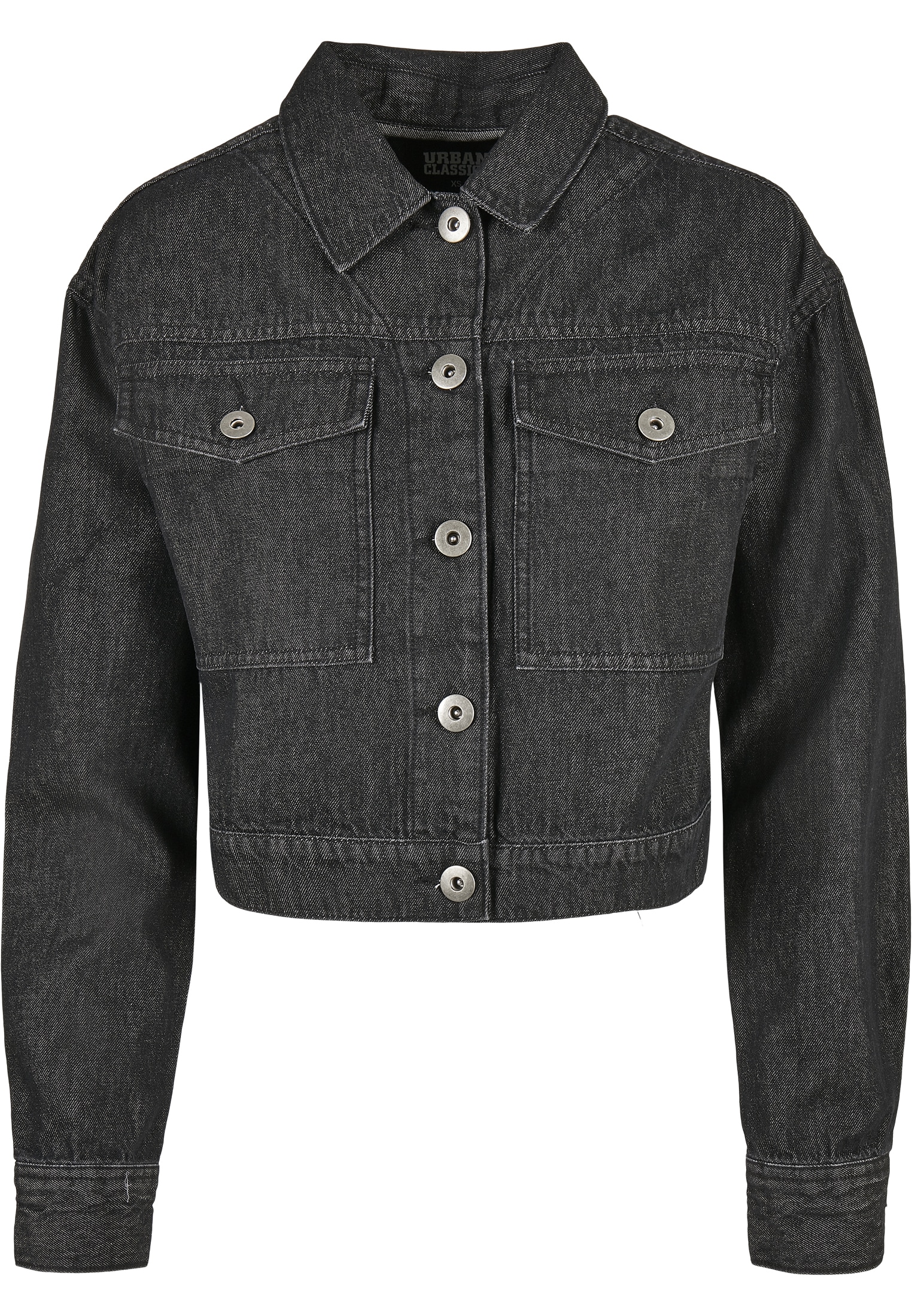 »Damen kaufen URBAN Denim Outdoorjacke Short ohne Jacket«, St.), CLASSICS Kapuze (1 Ladies Oversized