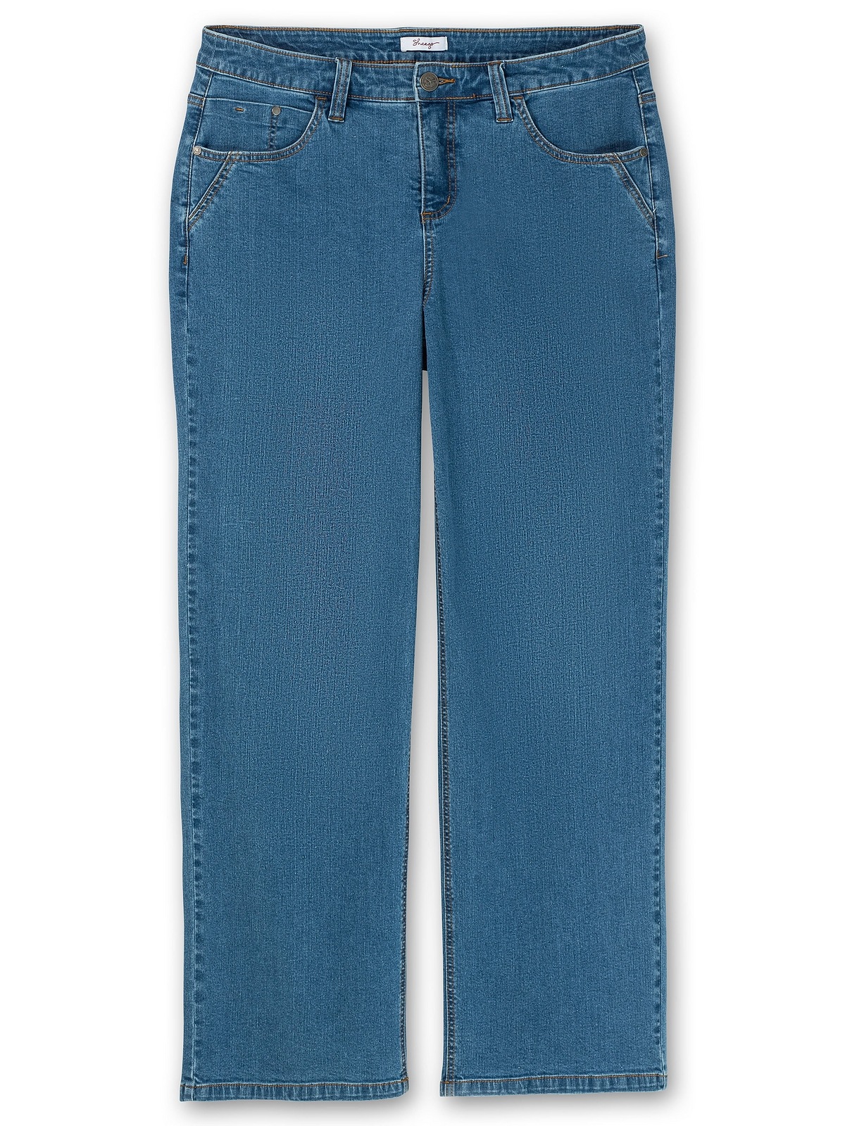 Sheego Weite Jeans »Große Größen«, ELLA für kräftige Oberschenkel und Waden  kaufen | I\'m walking