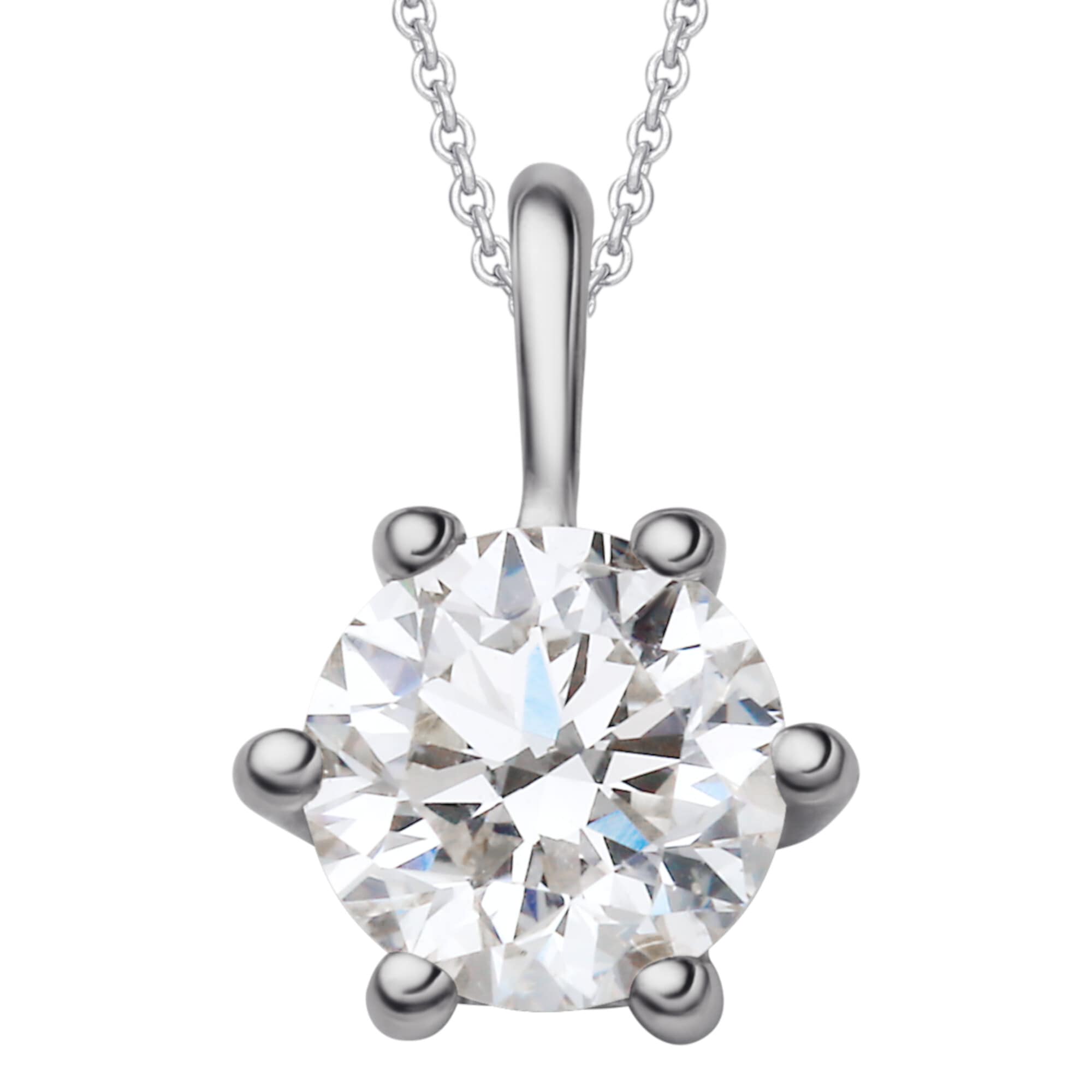 Anhänger aus Diamant - verstellbarer Halskette 750 ct ONE kaufen ELEMENT Schmuckset Brillant Kette Set walking I\'m mit »0,30 mit | Anhänger online Weißgold«,