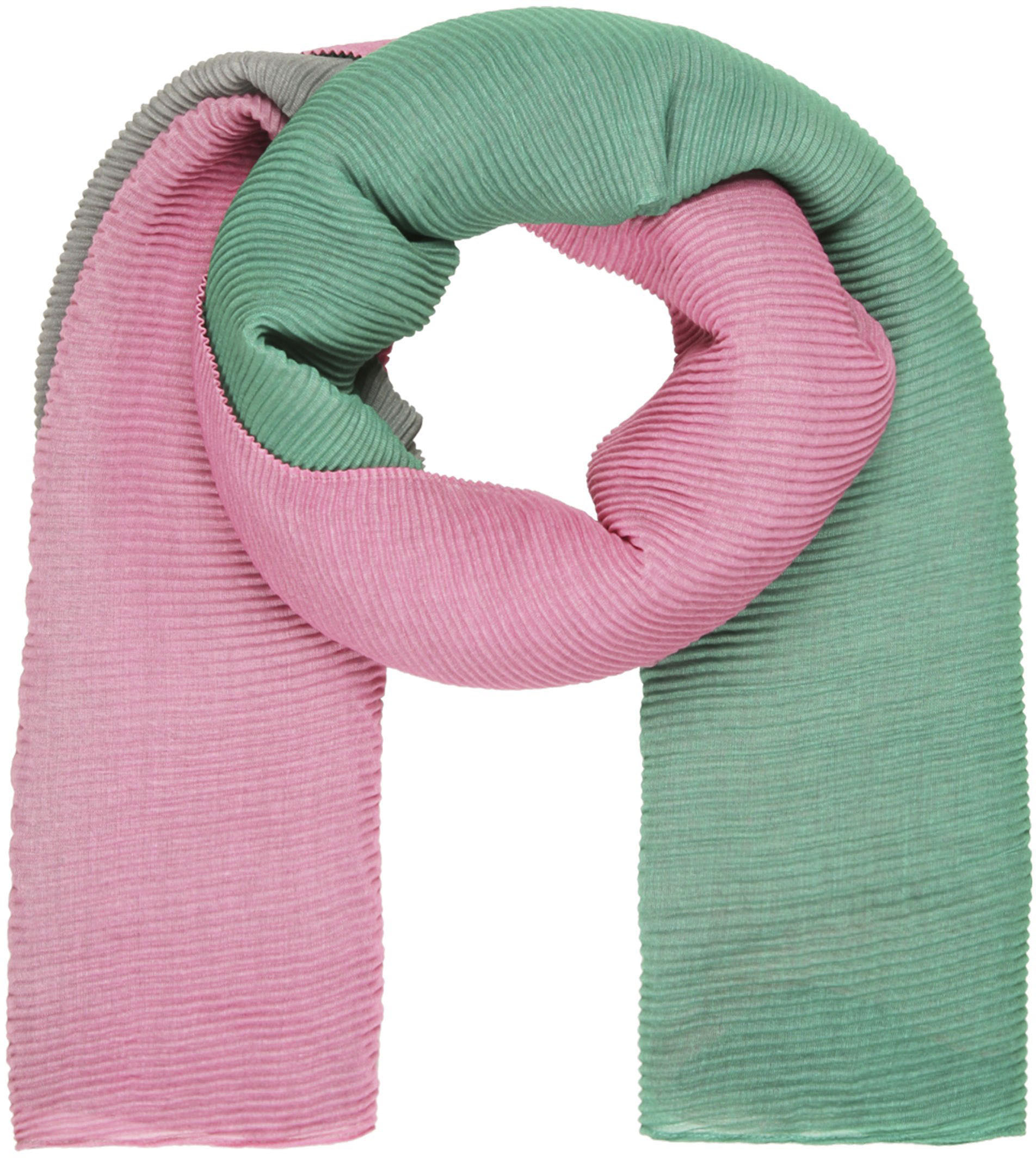 Plisseeschal, mit verlaufenden Farben - NEUE KOLLEKTION