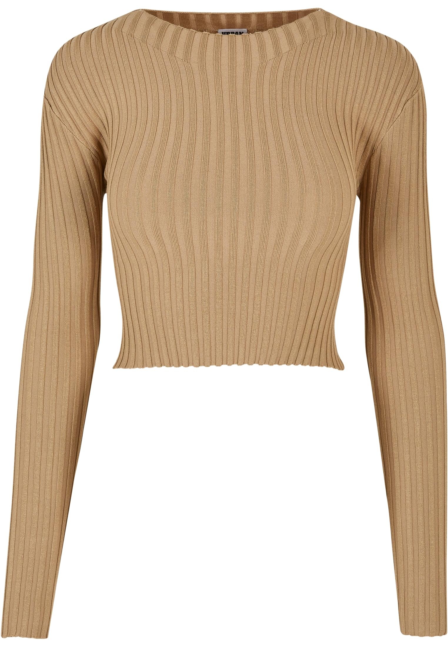 Sweater«, URBAN online Cropped I\'m »Damen Back (1 | Knit kaufen walking Rib Ladies Twisted Sweater CLASSICS tlg.)
