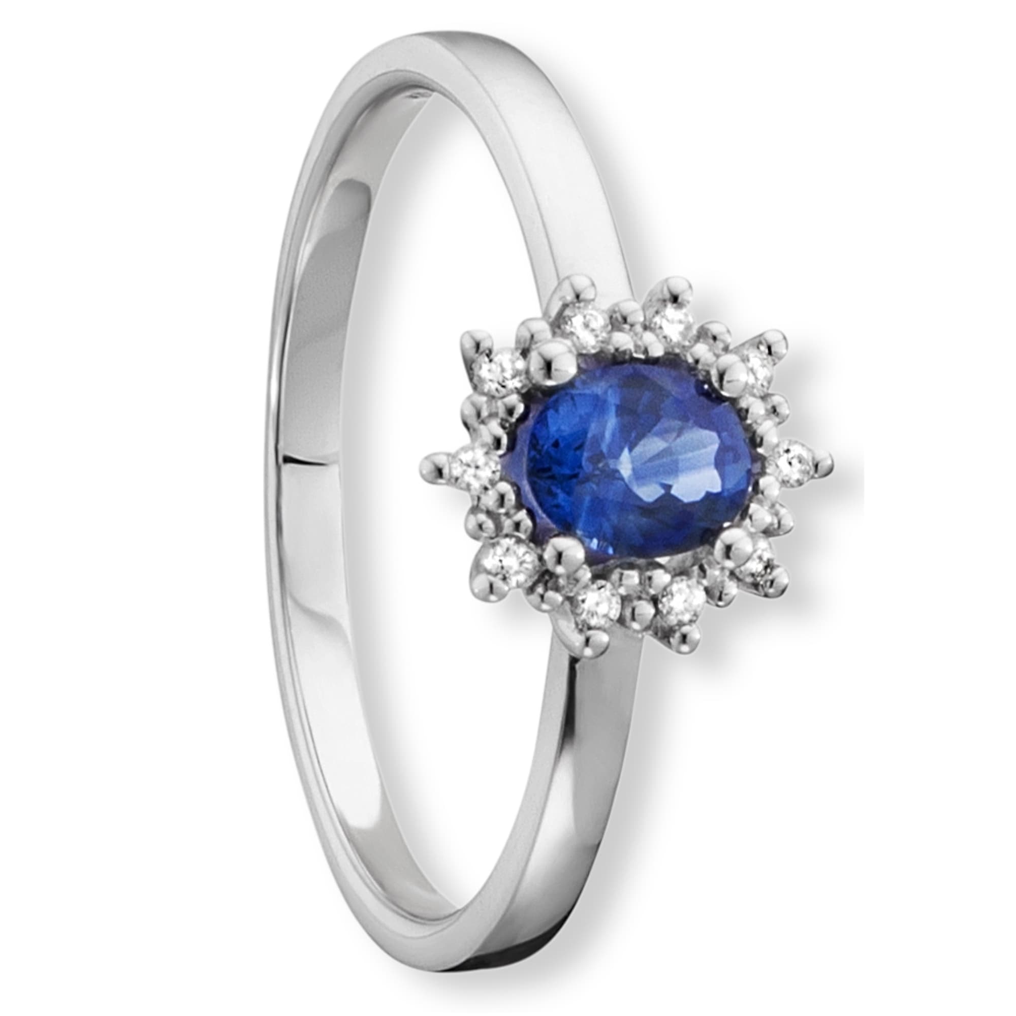 ELEMENT ONE Diamant Ring Diamantring Weißgold«, Safir | Schmuck »0,05 Damen Brillant im walking ct Gold Onlineshop I\'m 585 aus